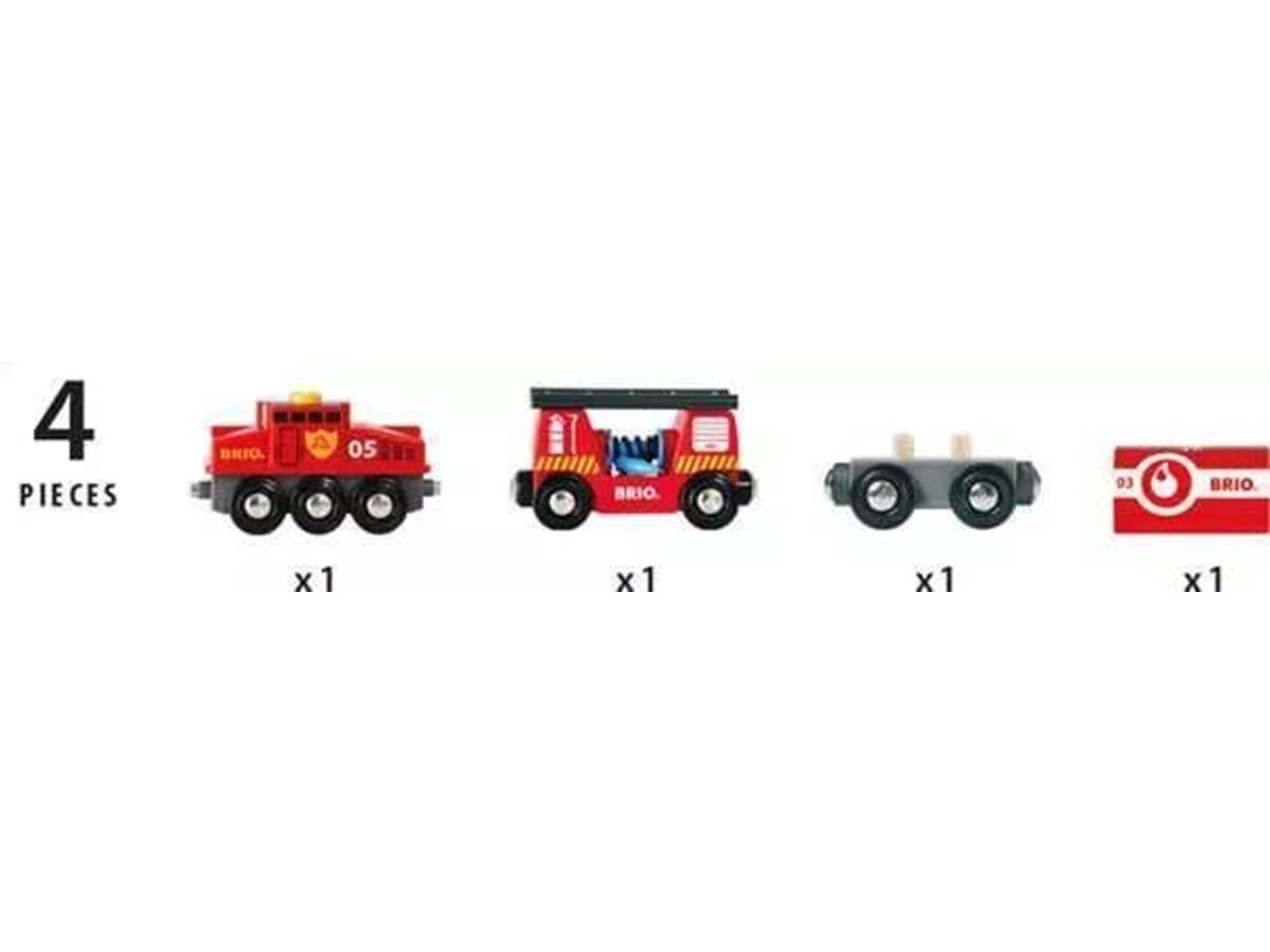 Brio Feuerwehr-Löschzug