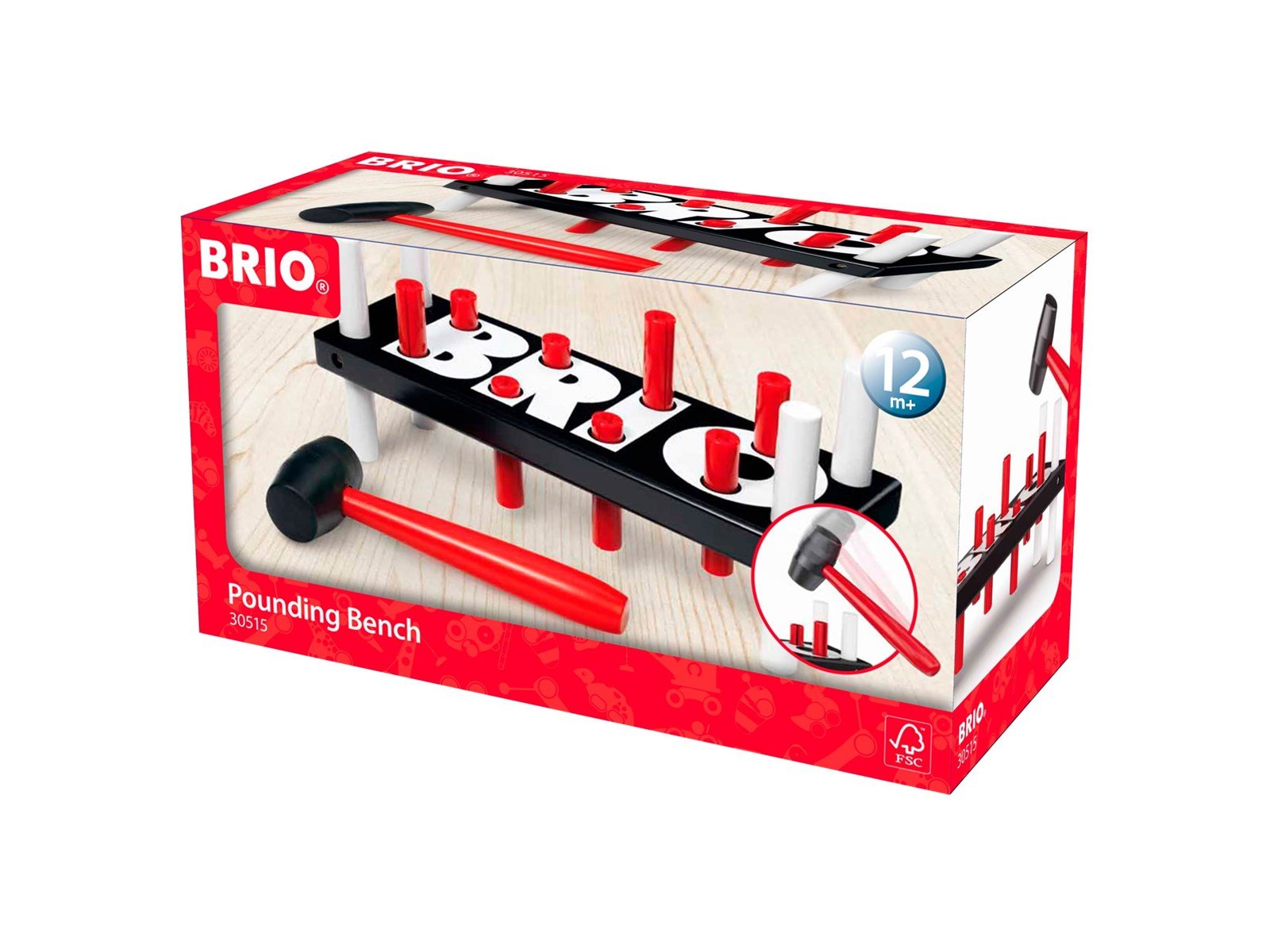 Brio Schwarze Klopfbank
