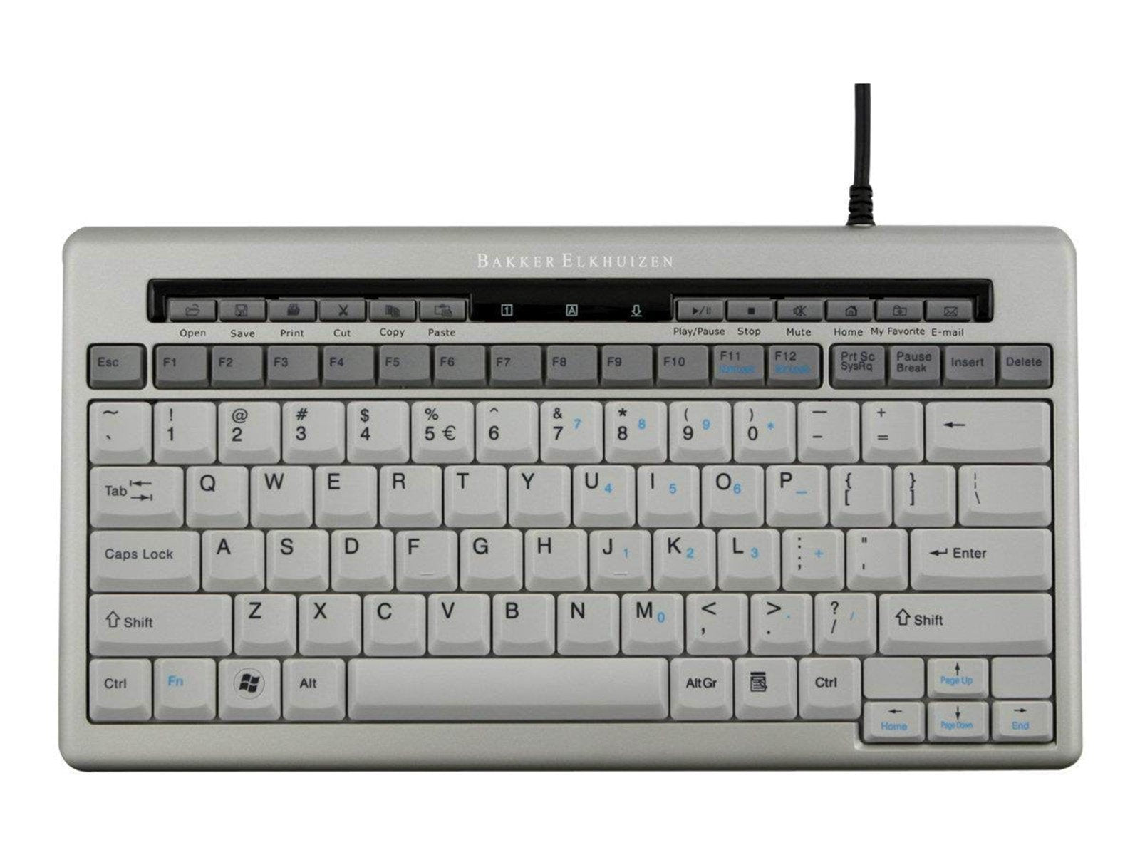 Bakker Elkhuizen S-board 840 - keyboard - US - Tastaturen - Englisch - US