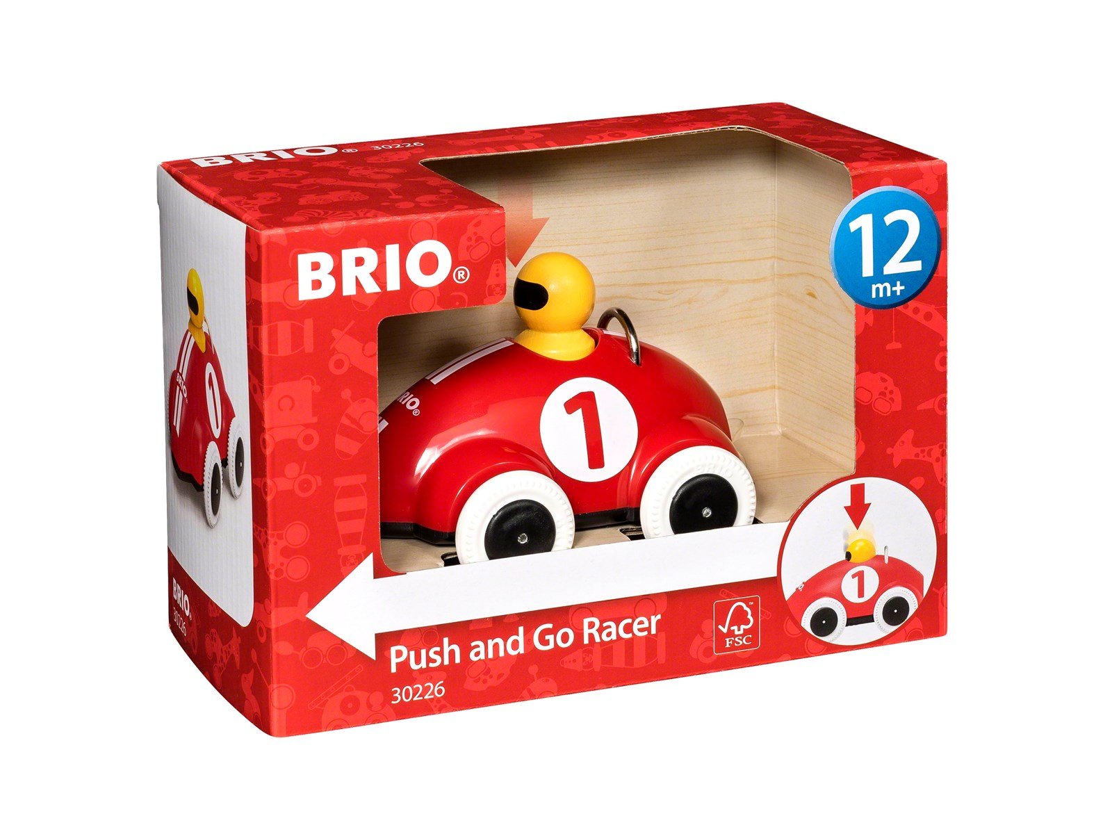 Brio Push & Go Racer