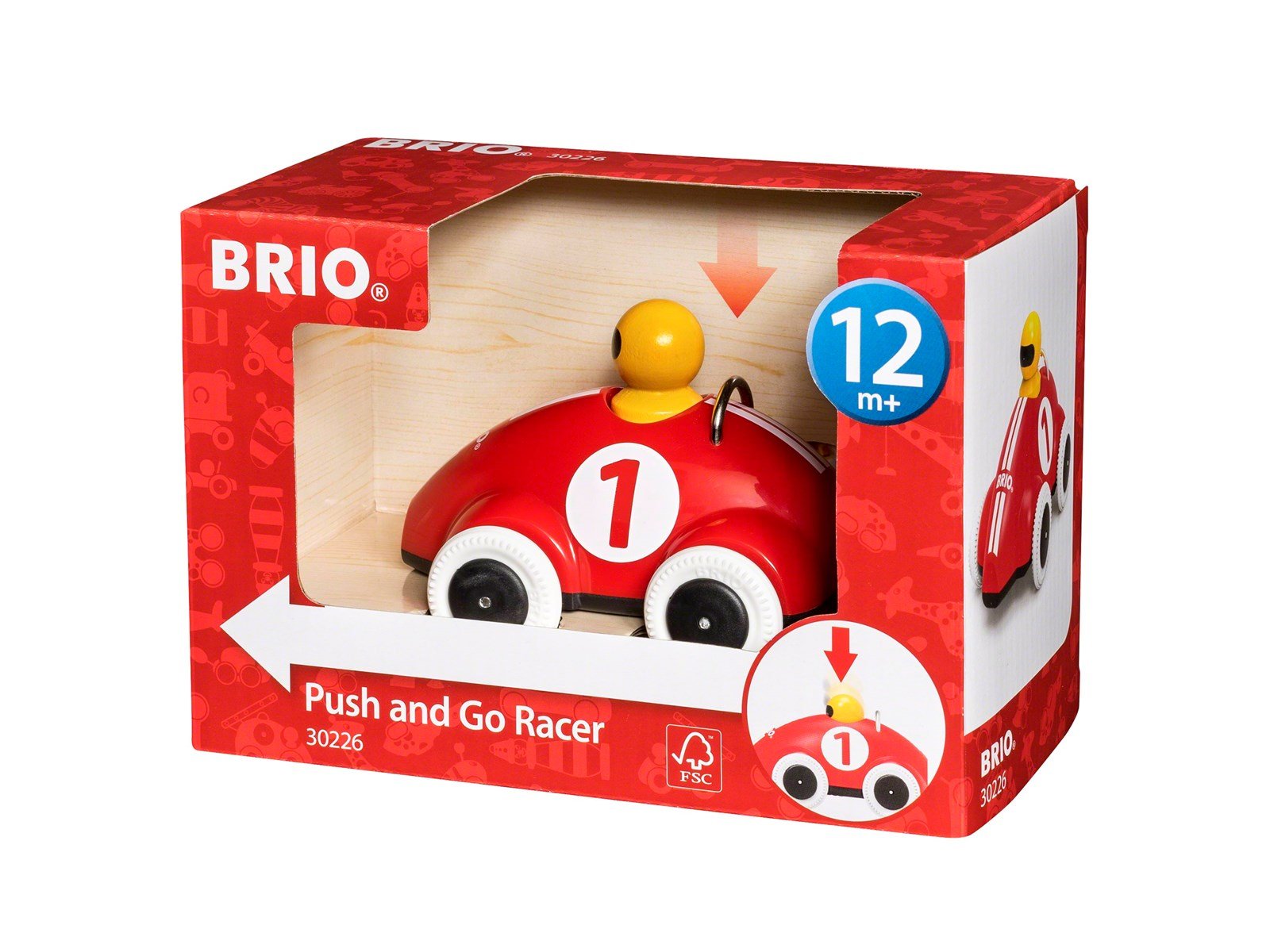 Brio Push & Go Racer