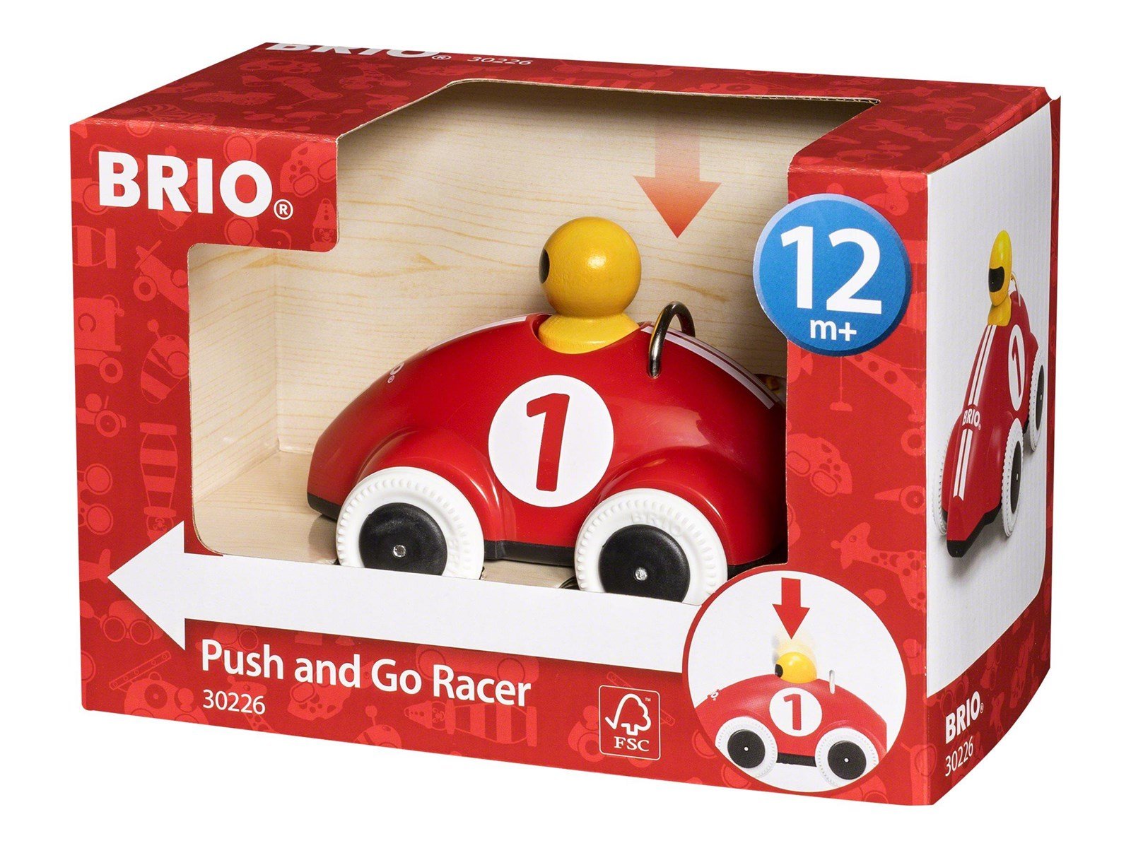 Brio Push & Go Racer