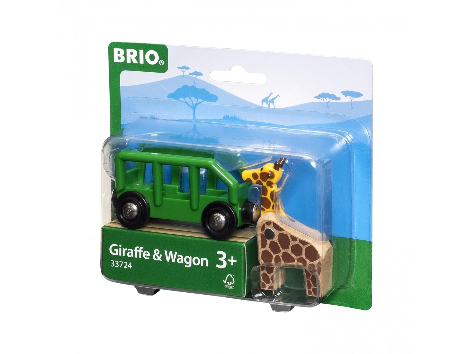 Brio Giraffe and Wagon