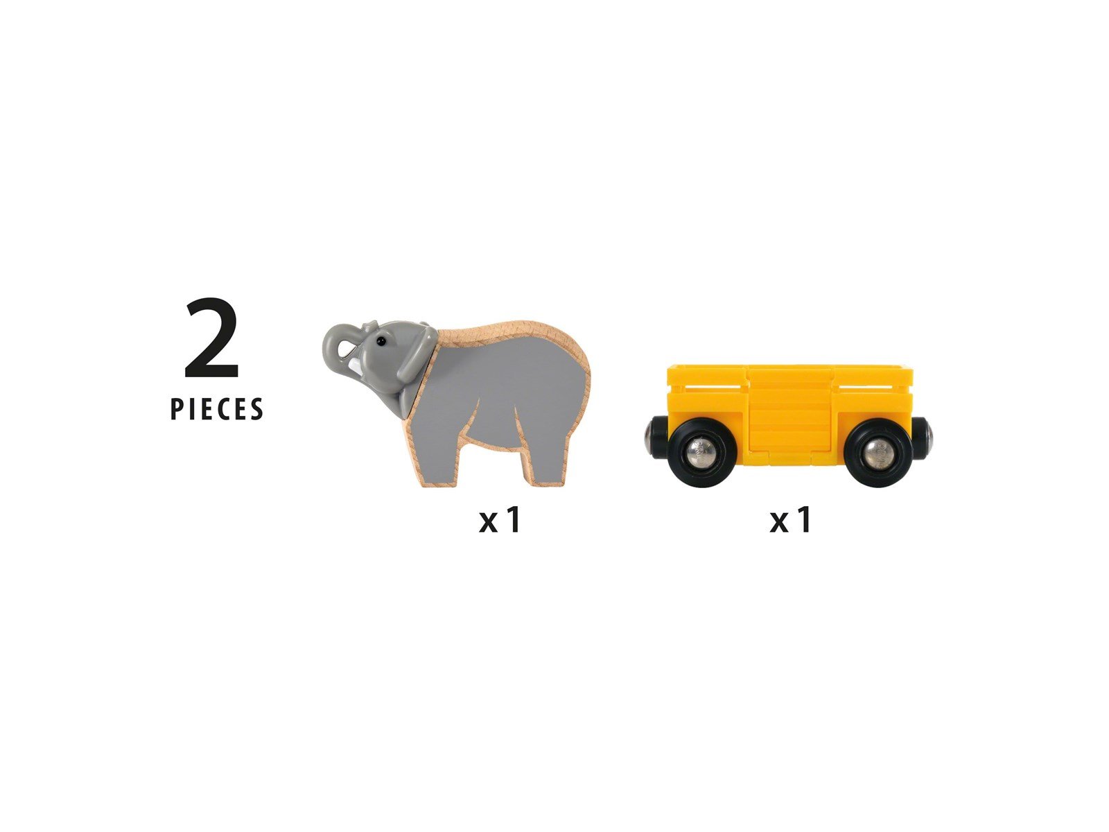 Brio Elephant and Wagon