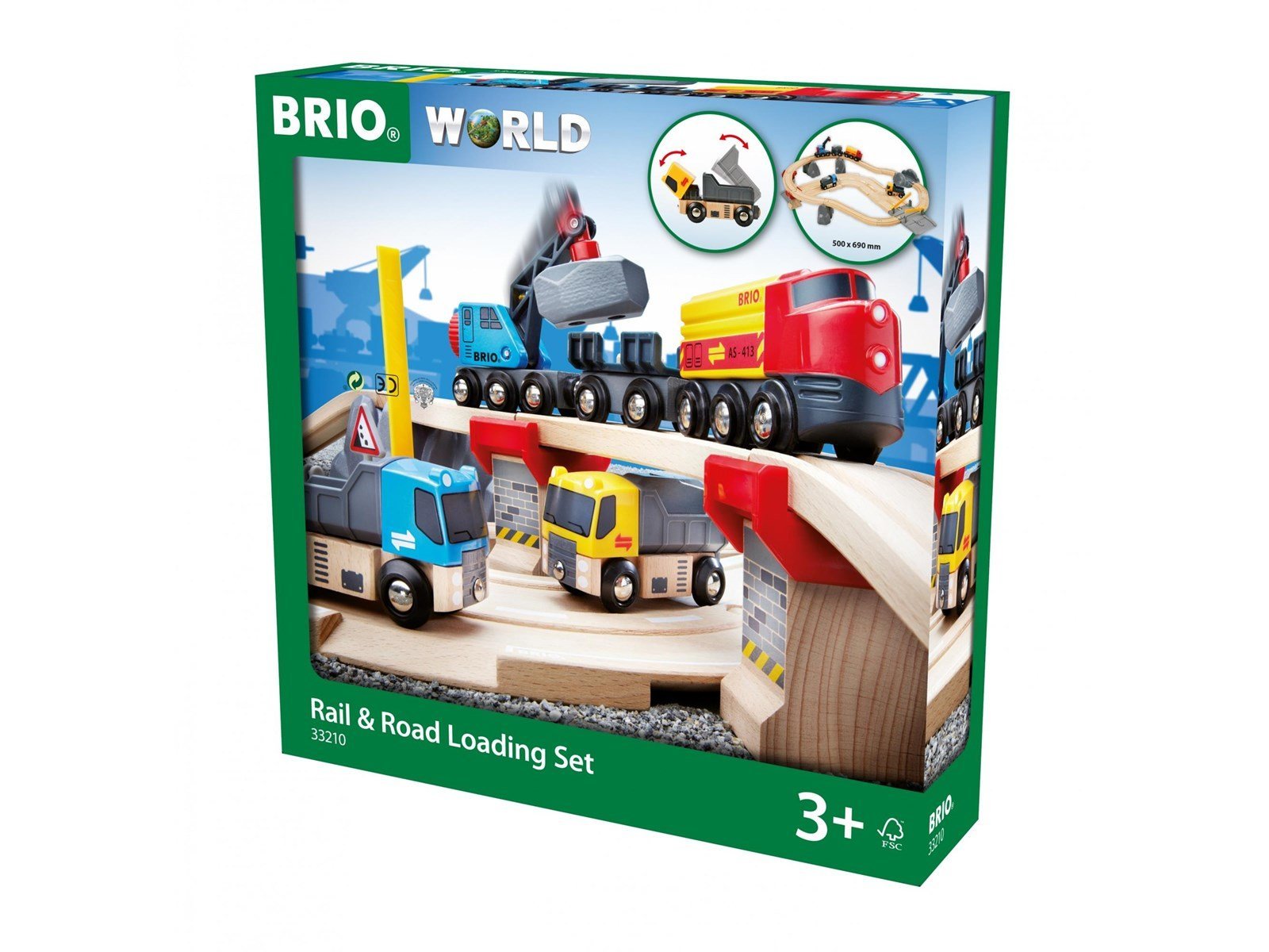 Brio Straßen & Schienen Steinverlade Set