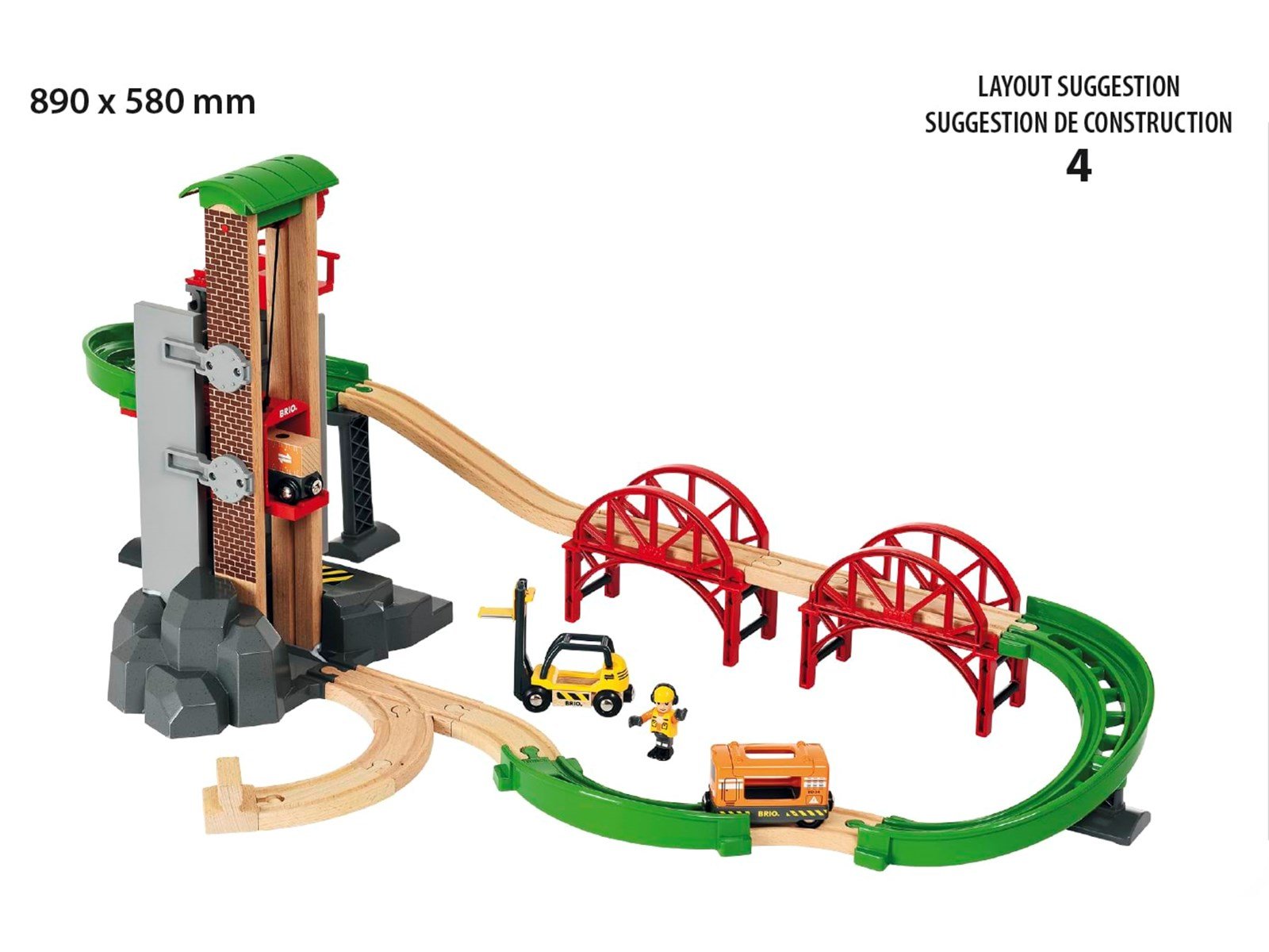 Brio Lift & Load Warehouse Set