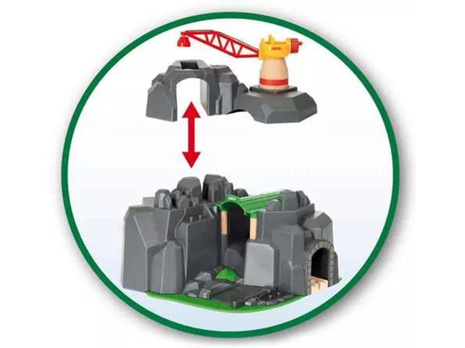 Brio Crane and Mountain Tunnel