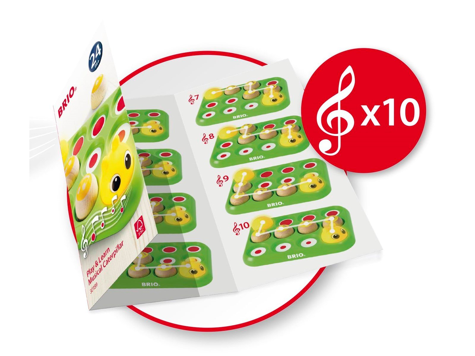 Brio 30189 Musikspiel Raupe