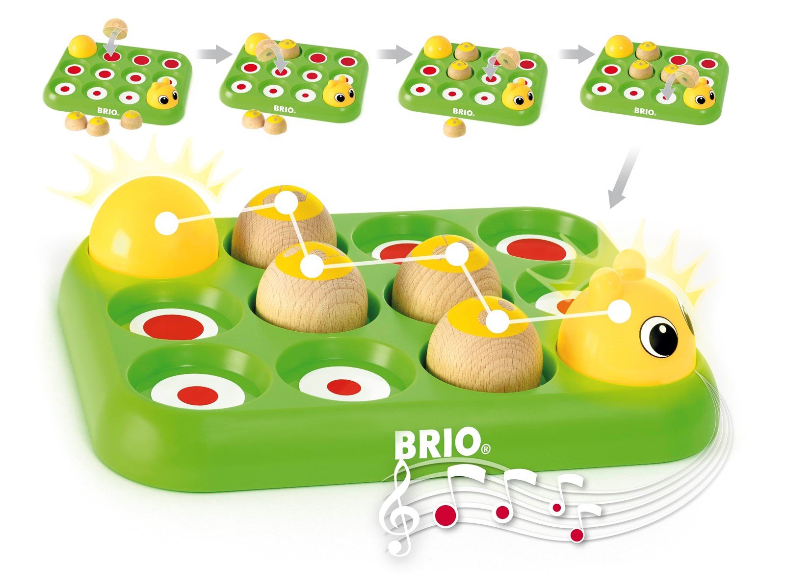Brio 30189 Musikspiel Raupe