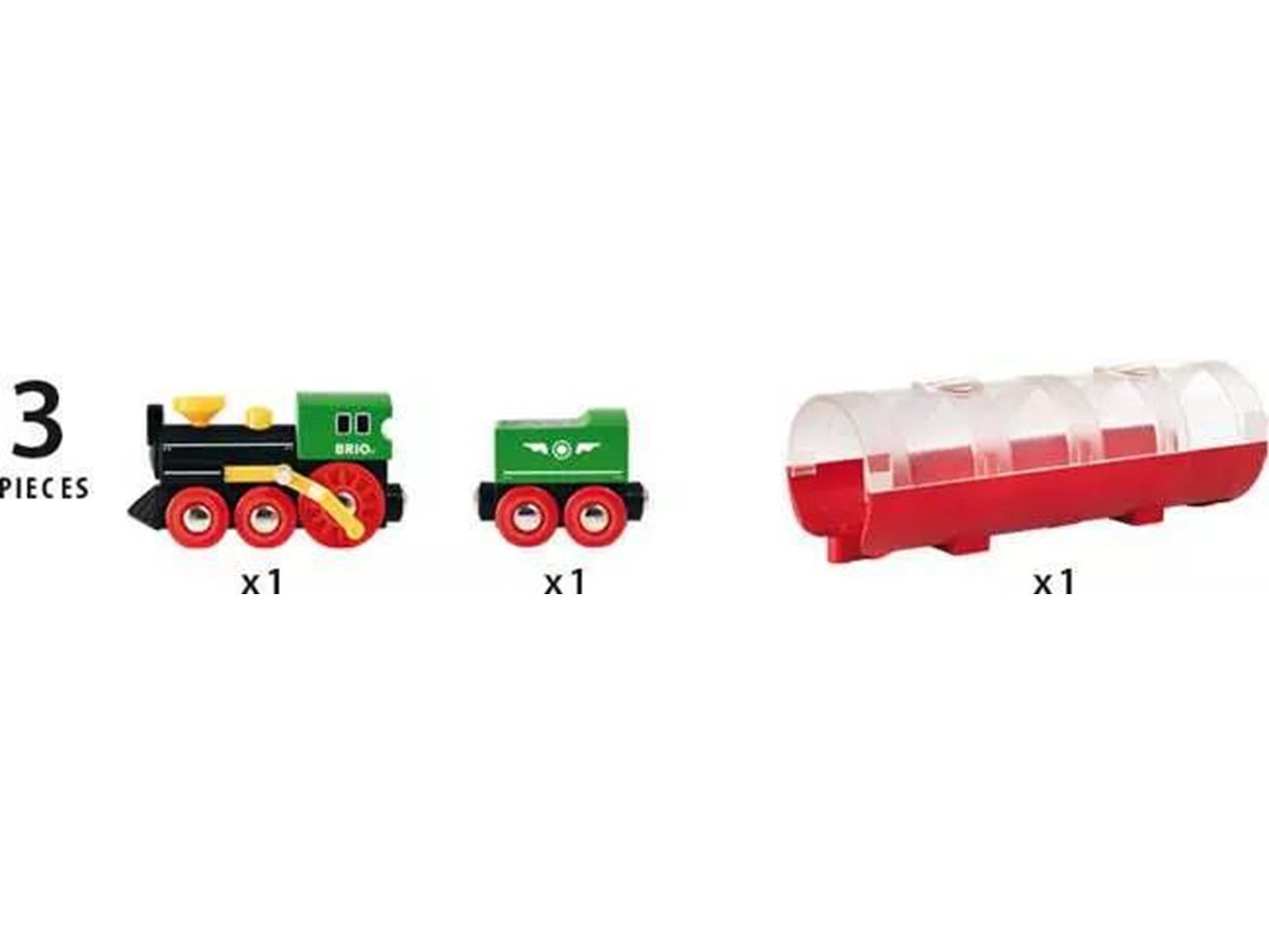 Brio Steam Train and Tunnel