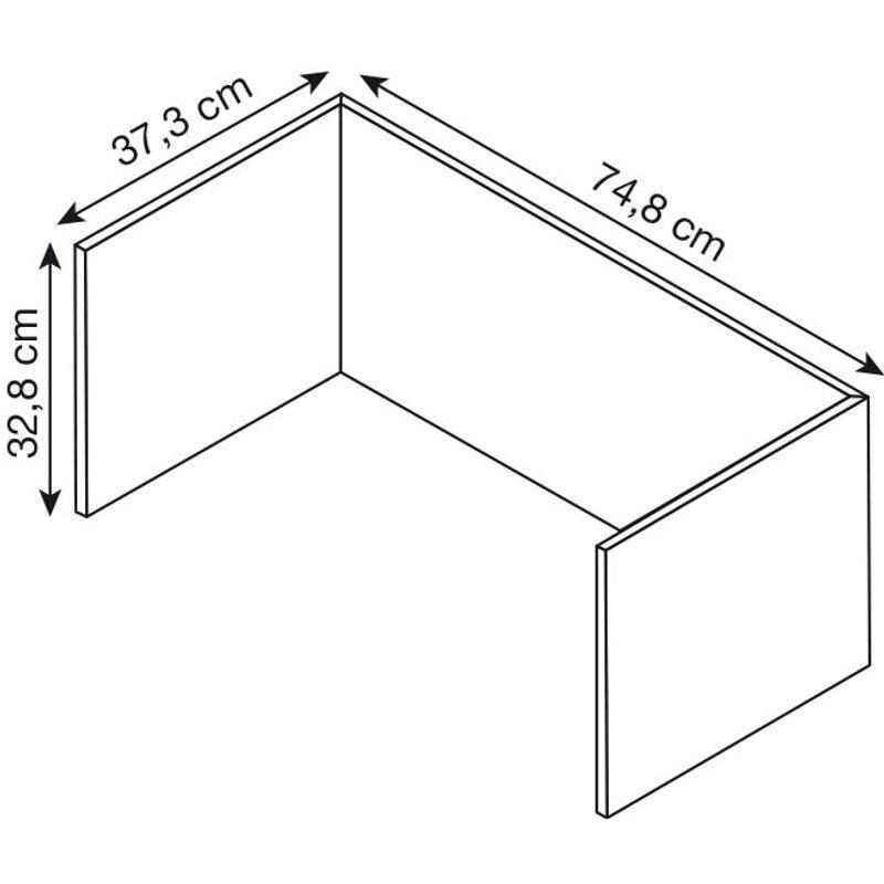 HAMMERBACHER FlexWall Akustikrückwand Vlies türkis