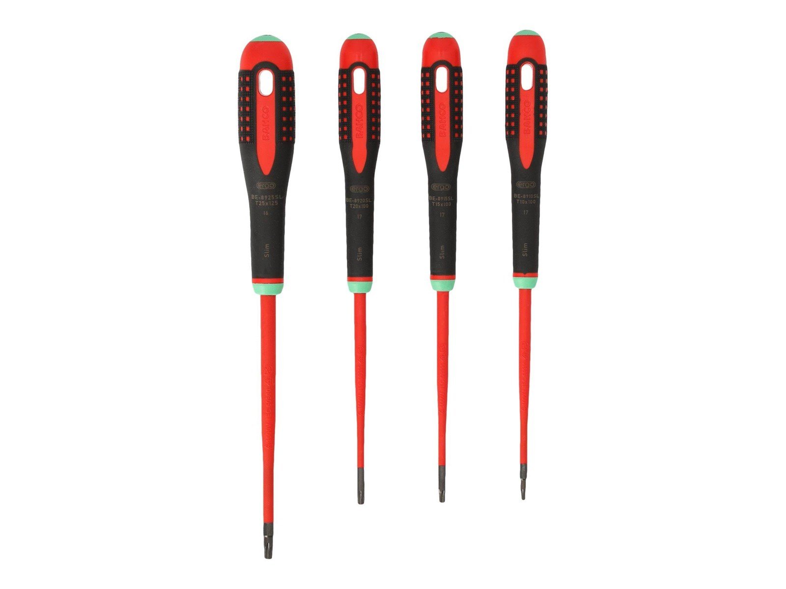 BAHCO Screwdriver set bahco ergo slim blade 4 pieces torx