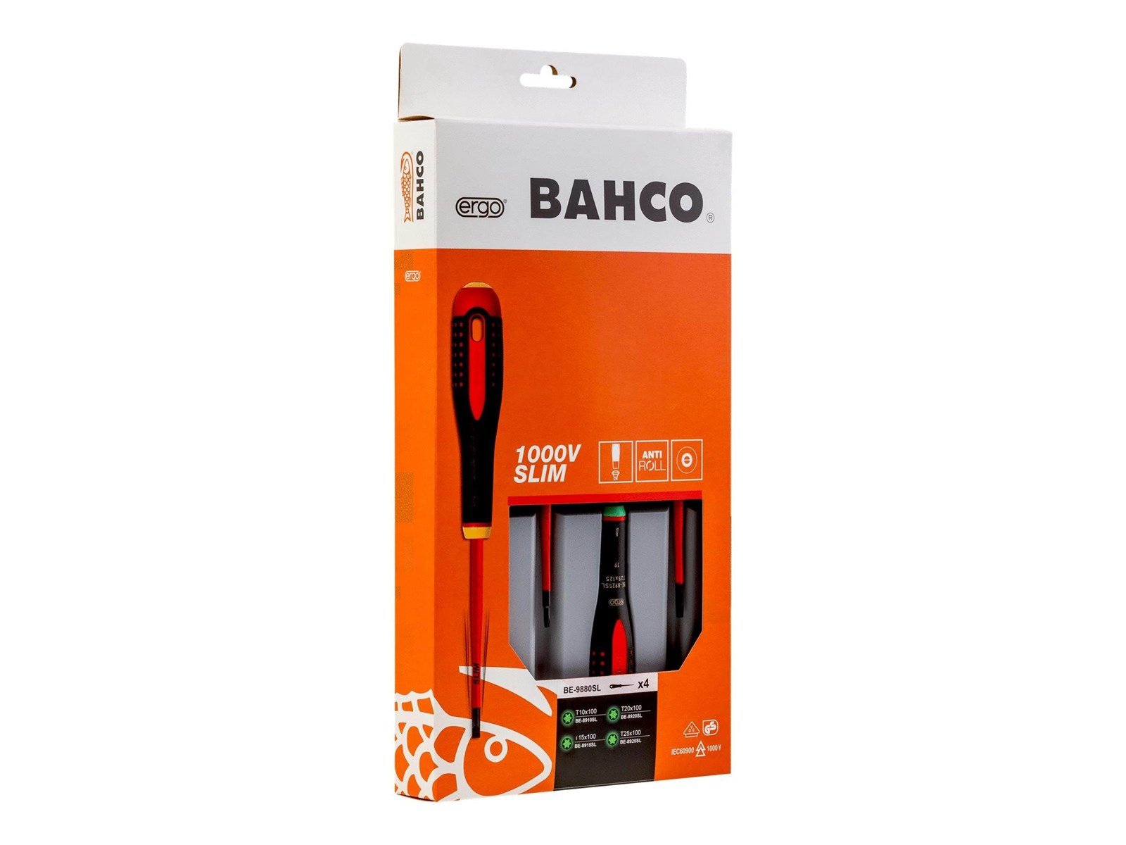 BAHCO Screwdriver set bahco ergo slim blade 4 pieces torx