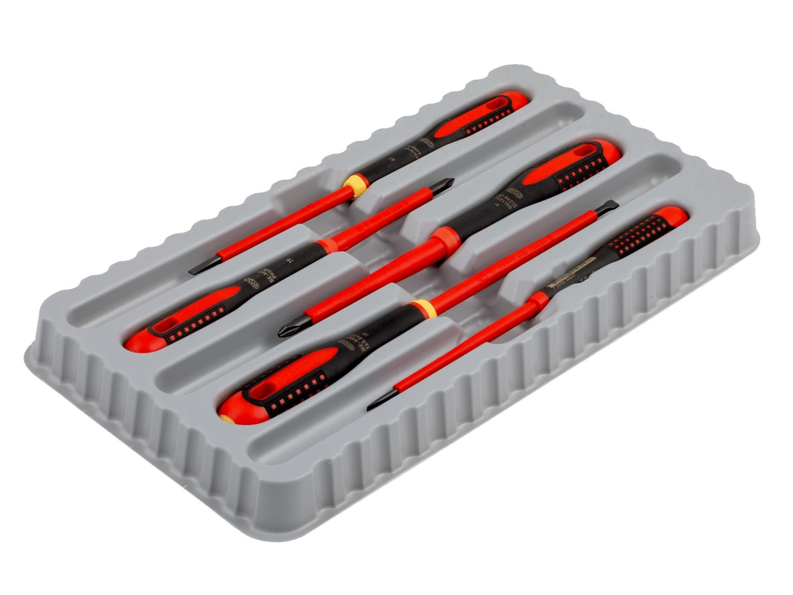 BAHCO Ergo Electrician Screwdriver set 5-piece Slot Phillips