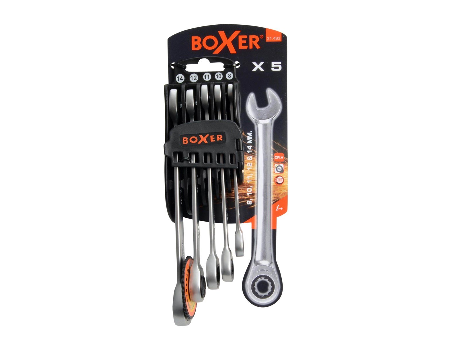 Boxer Ratchet wrench set - 5pcs