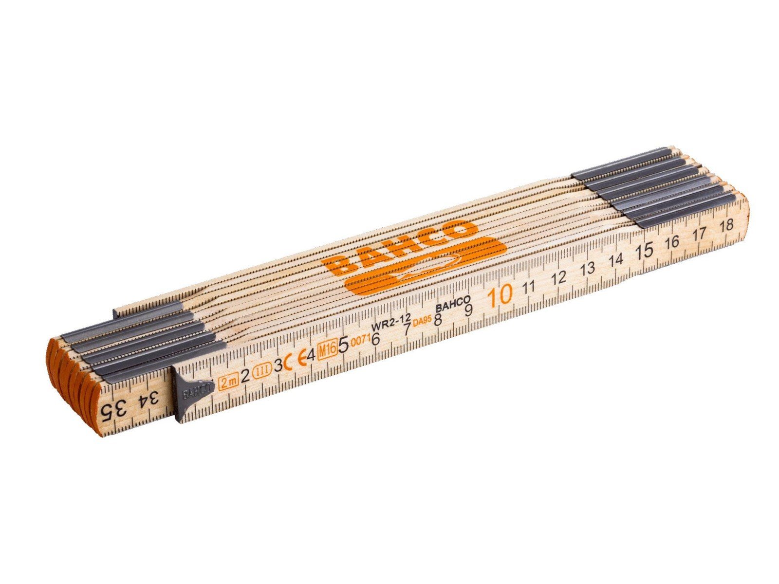 BAHCO Wooden rule 2m 12 section