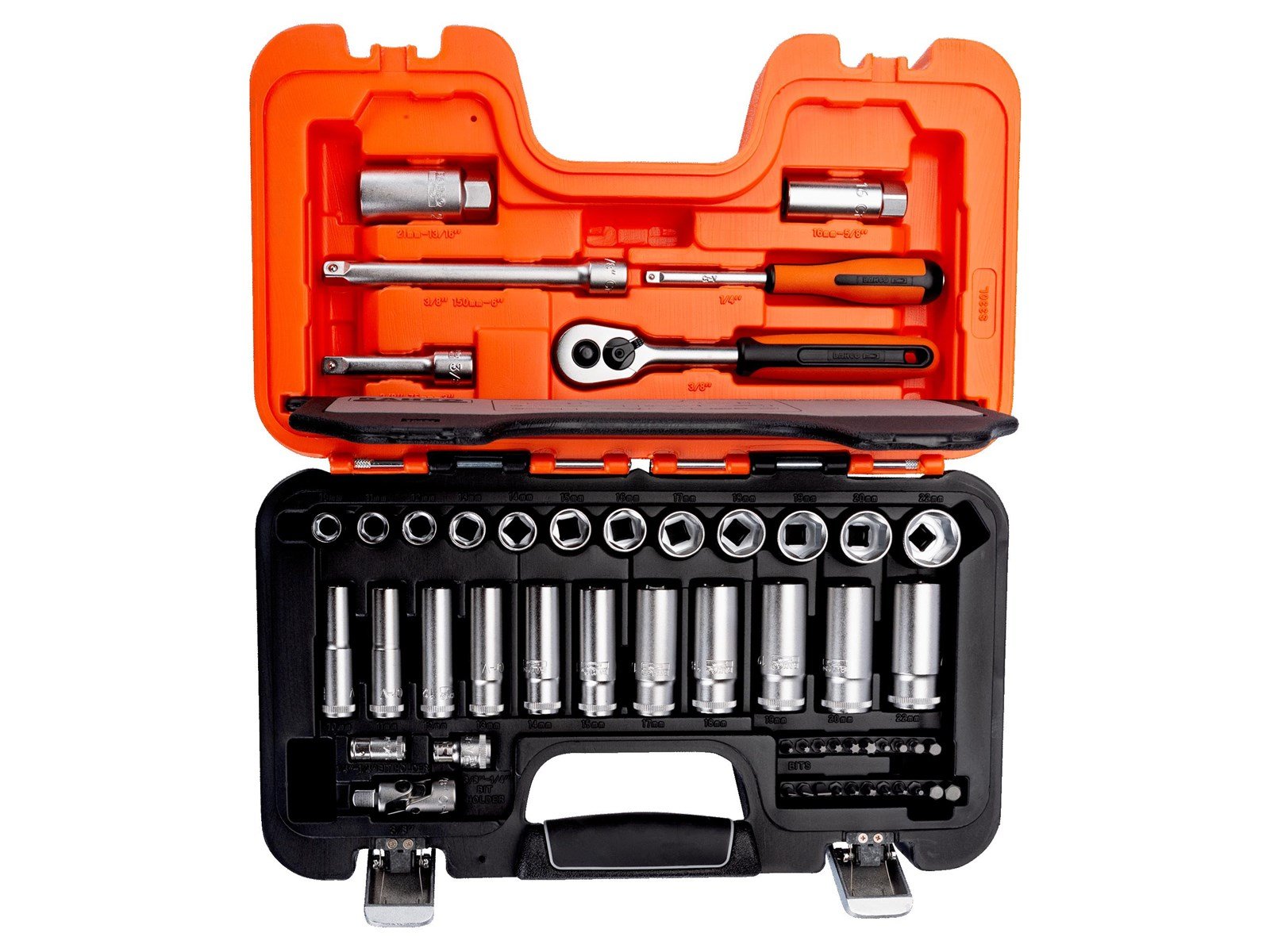 BAHCO Sg30 socket set 3/8 std+deep