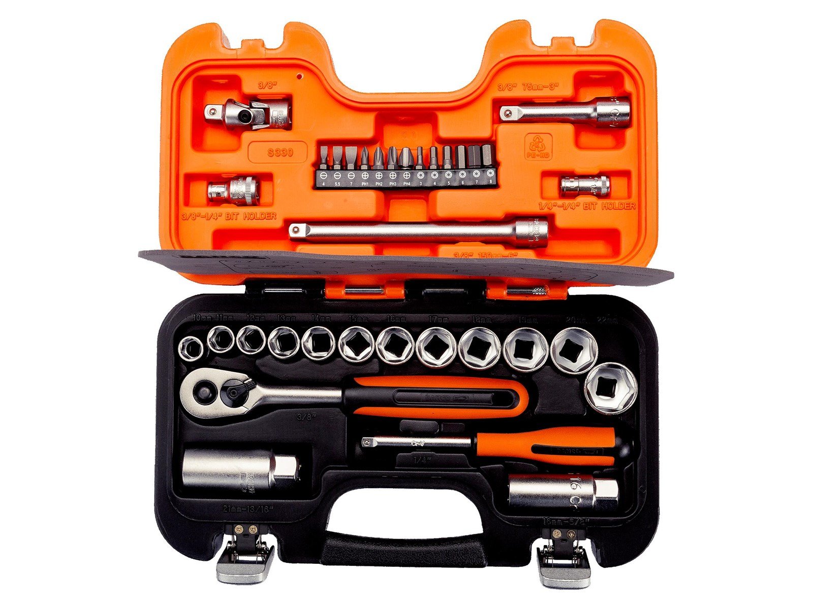 BAHCO Socket set 1/4 & 3/8