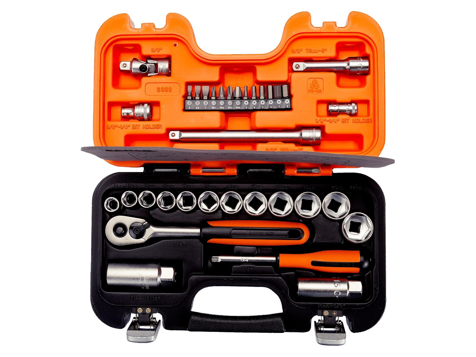 BAHCO Socket set 1/4 & 3/8