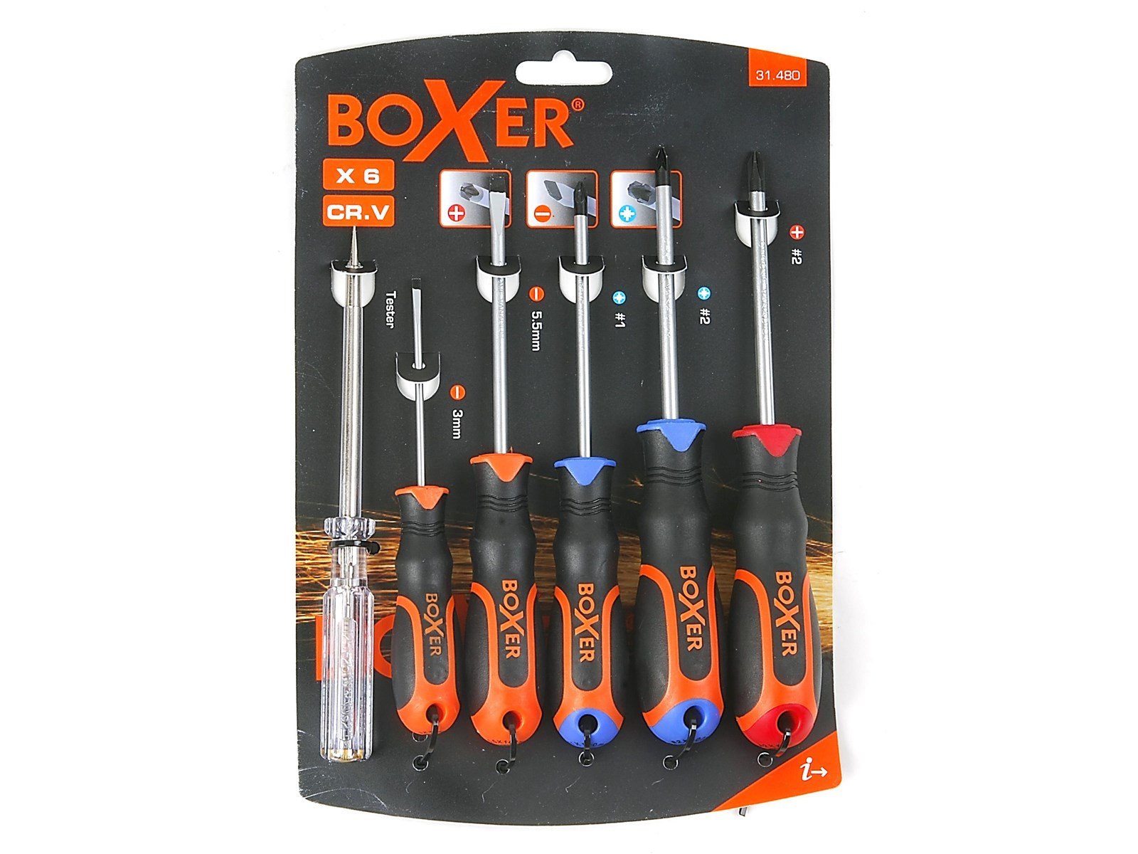 Boxer Screwdriver set 6 pieces