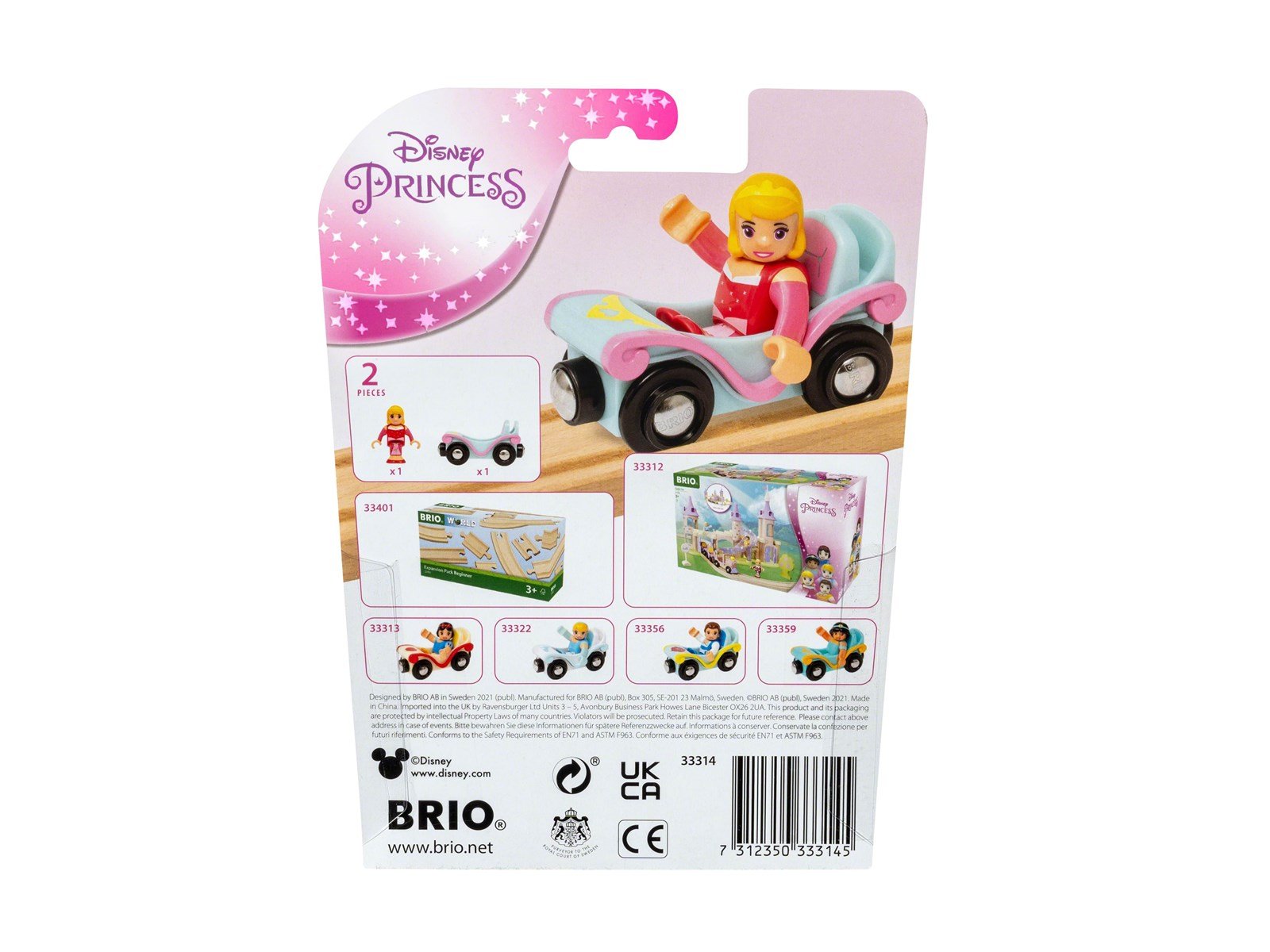 Brio Sleeping Beauty & Wagon (Disney Princess)