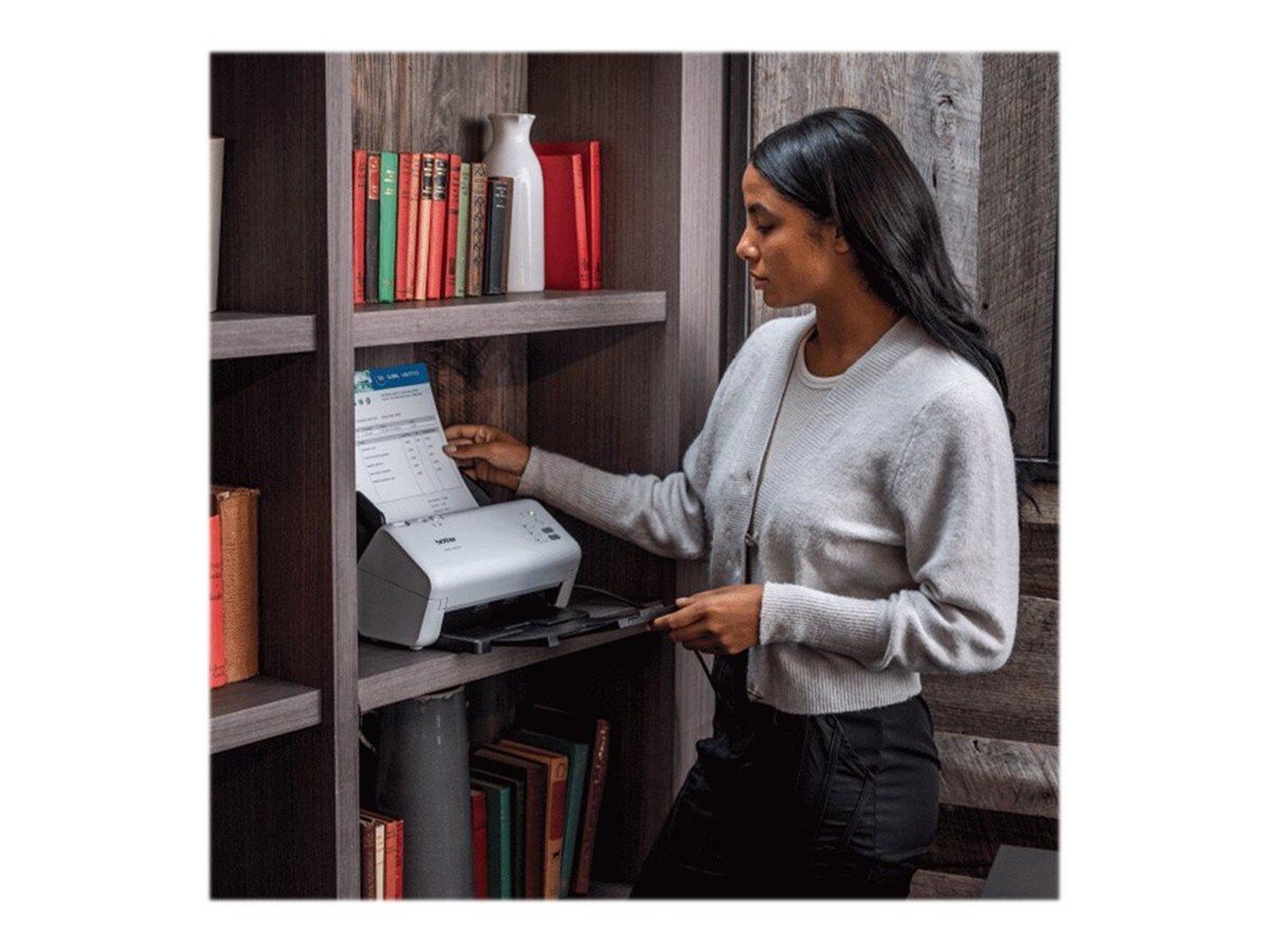 Brother ADS-4300N - document scanner - desktop - USB 3.0 Gigabit LAN USB 2.0 (Host)