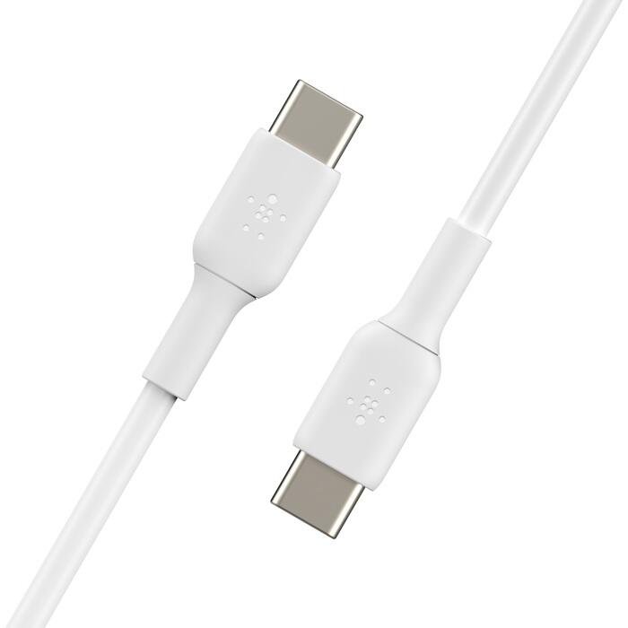 Belkin BoostCharge 2 m USB-C/USB-C Kabel, weiß