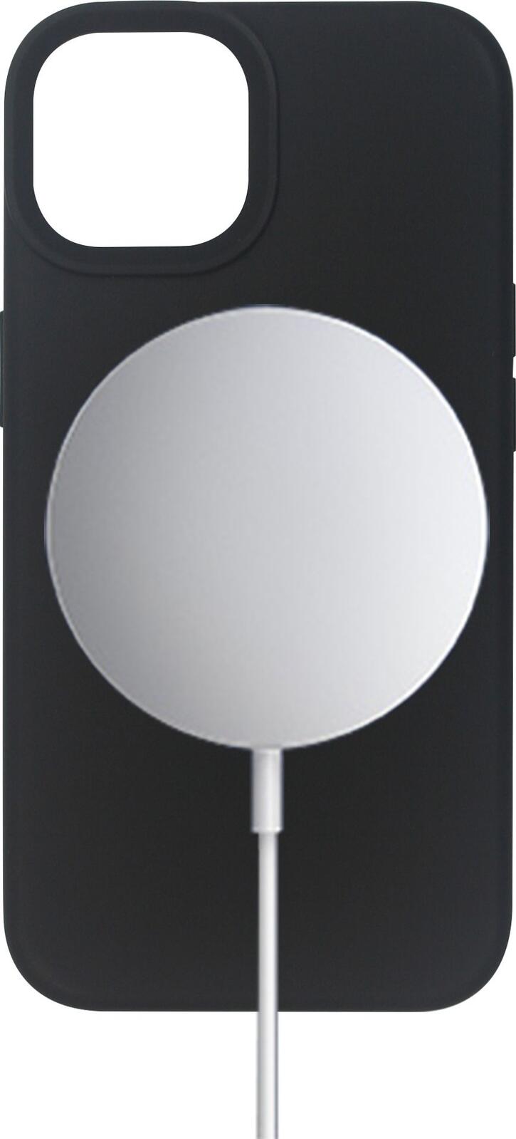 eSTUFF iPhone 14 INFINITE ROME Magnetic Silicone Cover - Black