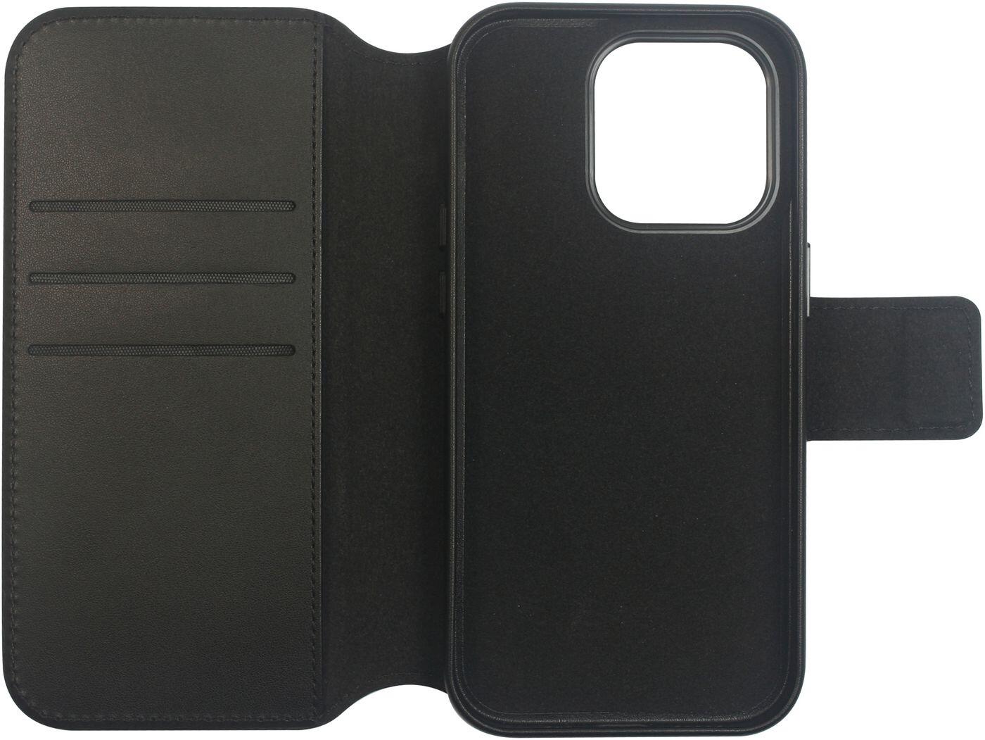 eSTUFF iPhone 16 Pro Max INFINITE MILAN Wallet Cover - Black