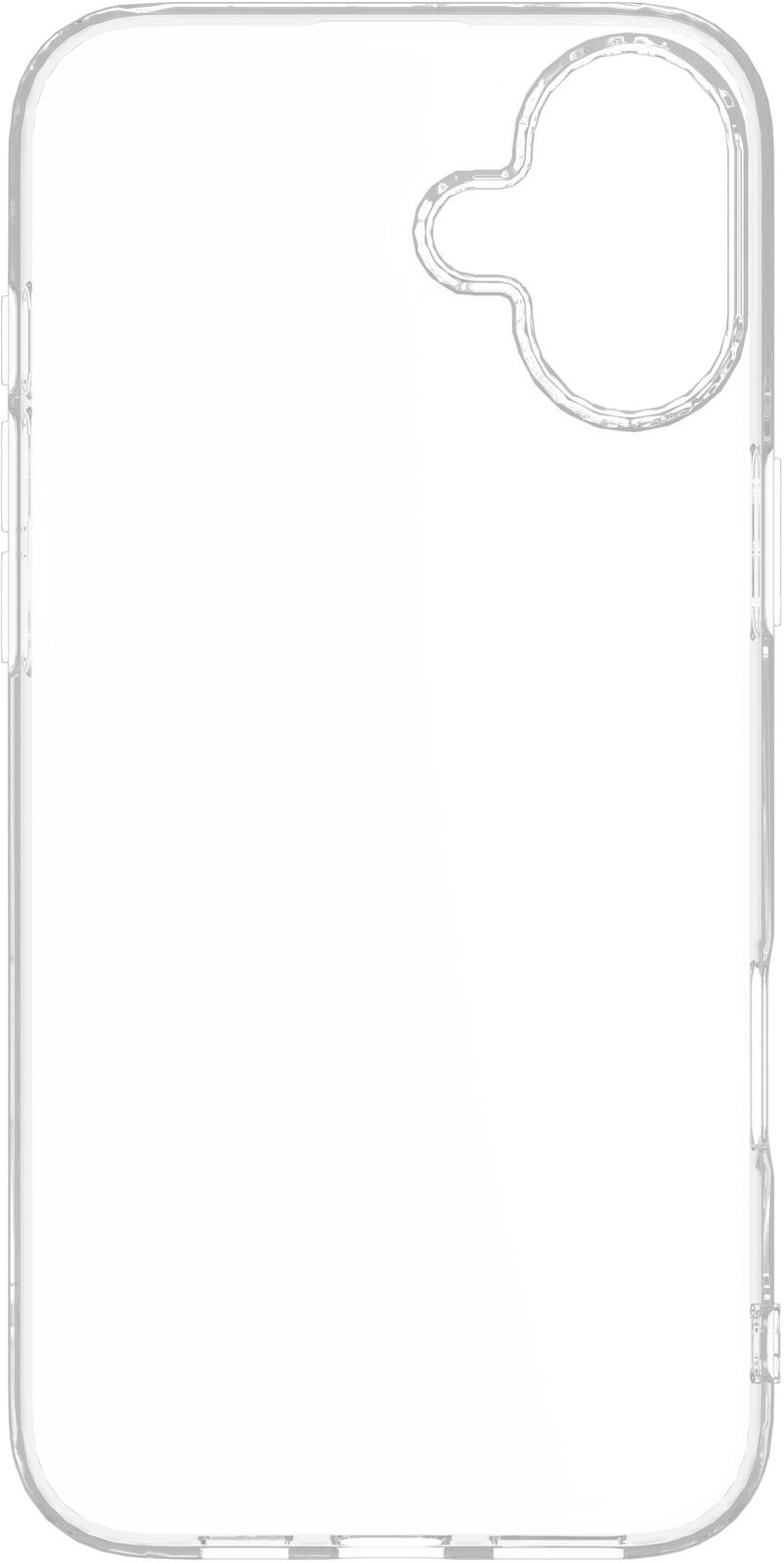 eSTUFF iPhone 16 Plus INFINITE VIENNA TPU Cover - Transparent