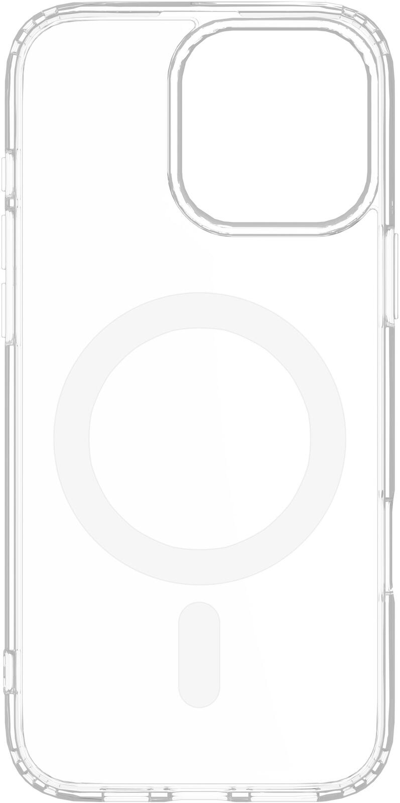 eSTUFF iPhone 16 Pro INFINITE OSLO Magnetic Hybrid Cover - Transparent
