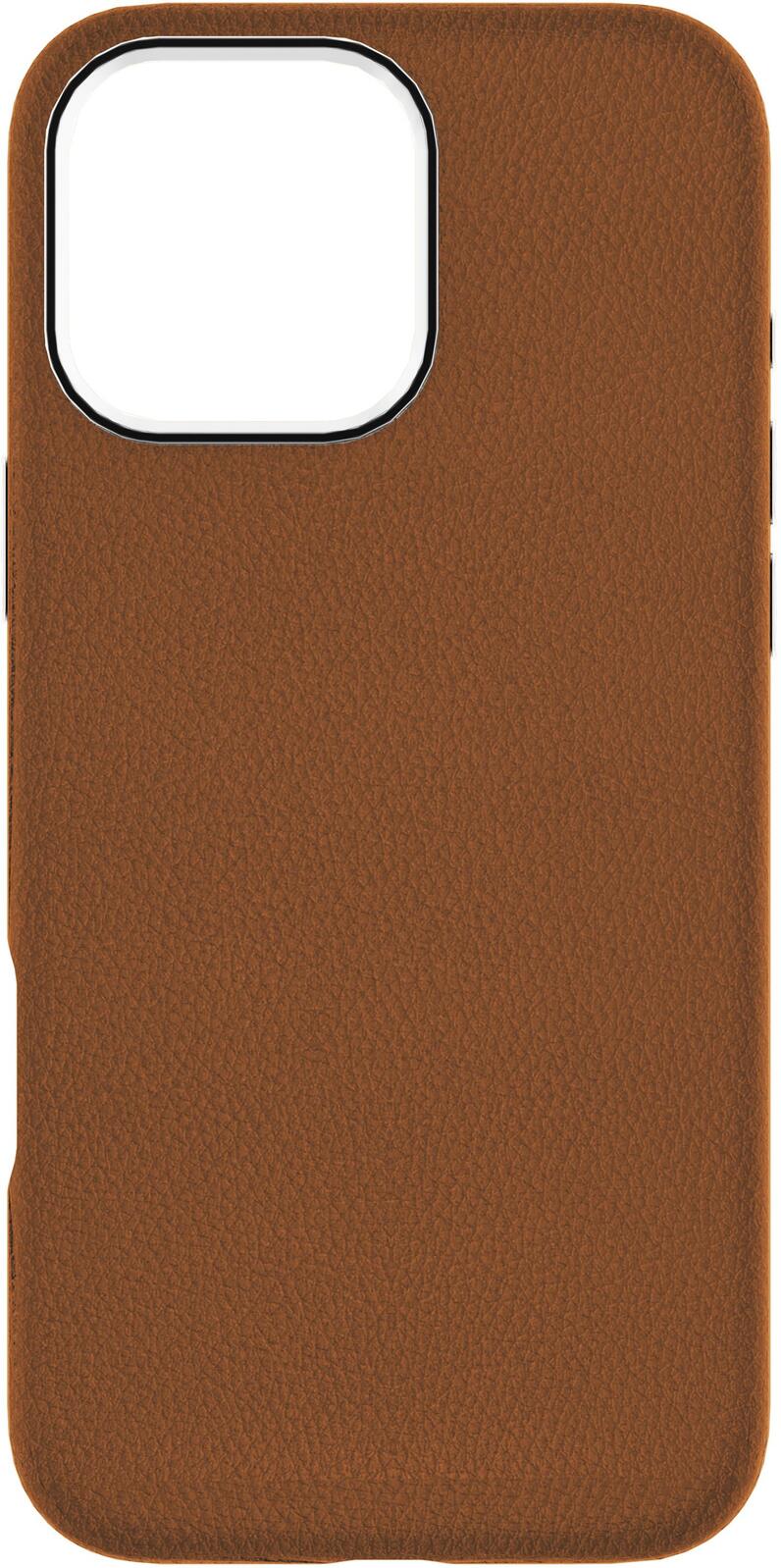 eSTUFF iPhone 16 Pro INFINITE VENICE Magnetic Leather Cover - Brown