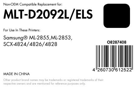 OFFICE-Partner Premium Toner - alternativ zu Samsung MLT-D2092L/ELS - schwarz