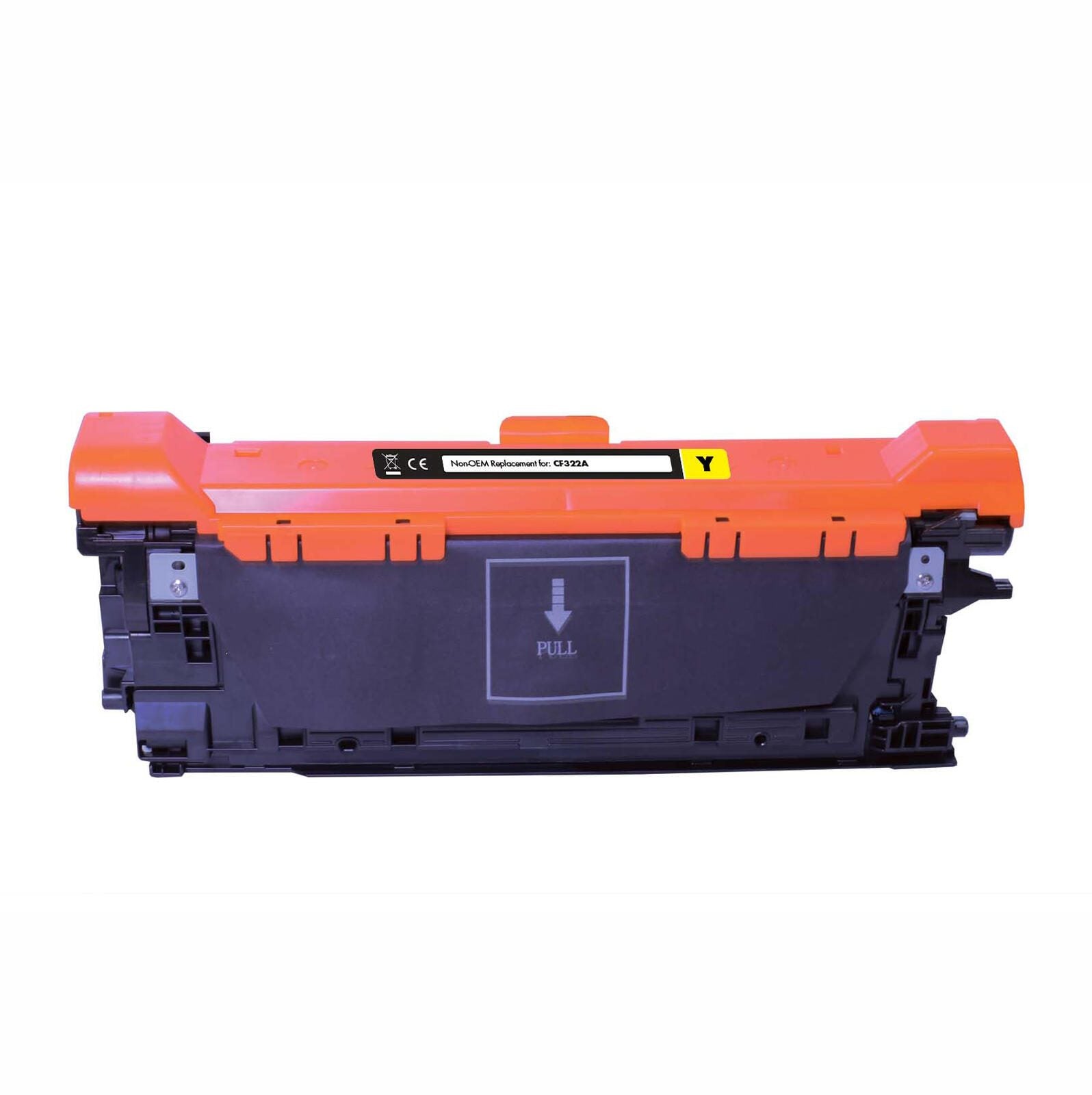 OFFICE-Partner Premium Toner recycelt - alternativ zu HP 652A (CF322A) - gelb