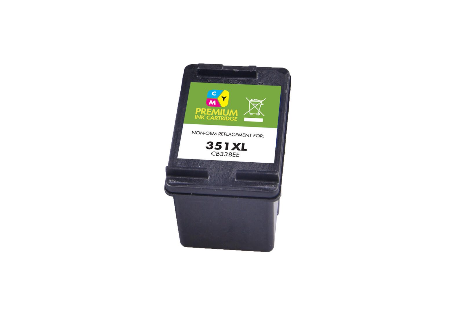 OFFICE-Partner Premium Druckeraptrone recycelt - alternativ zu HP 351XL (CB338EE) - cyan magenta gelb