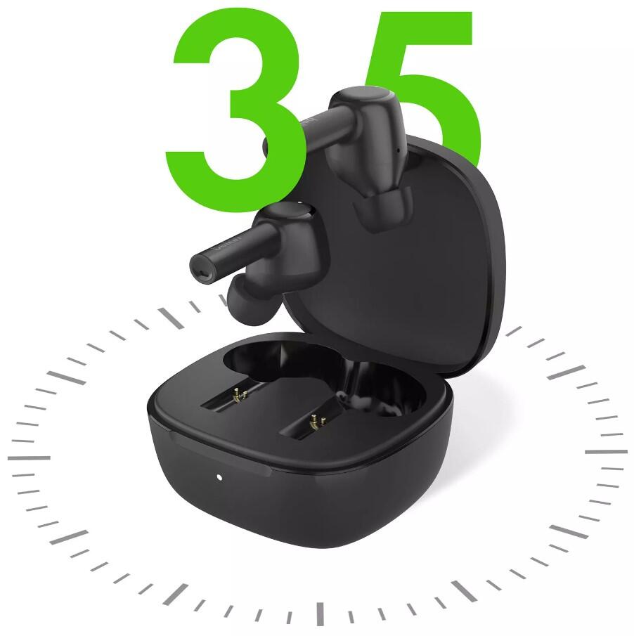 Belkin SoundForm Pulse In-Ear Kopfhörer mit Geräuschunterdrückung