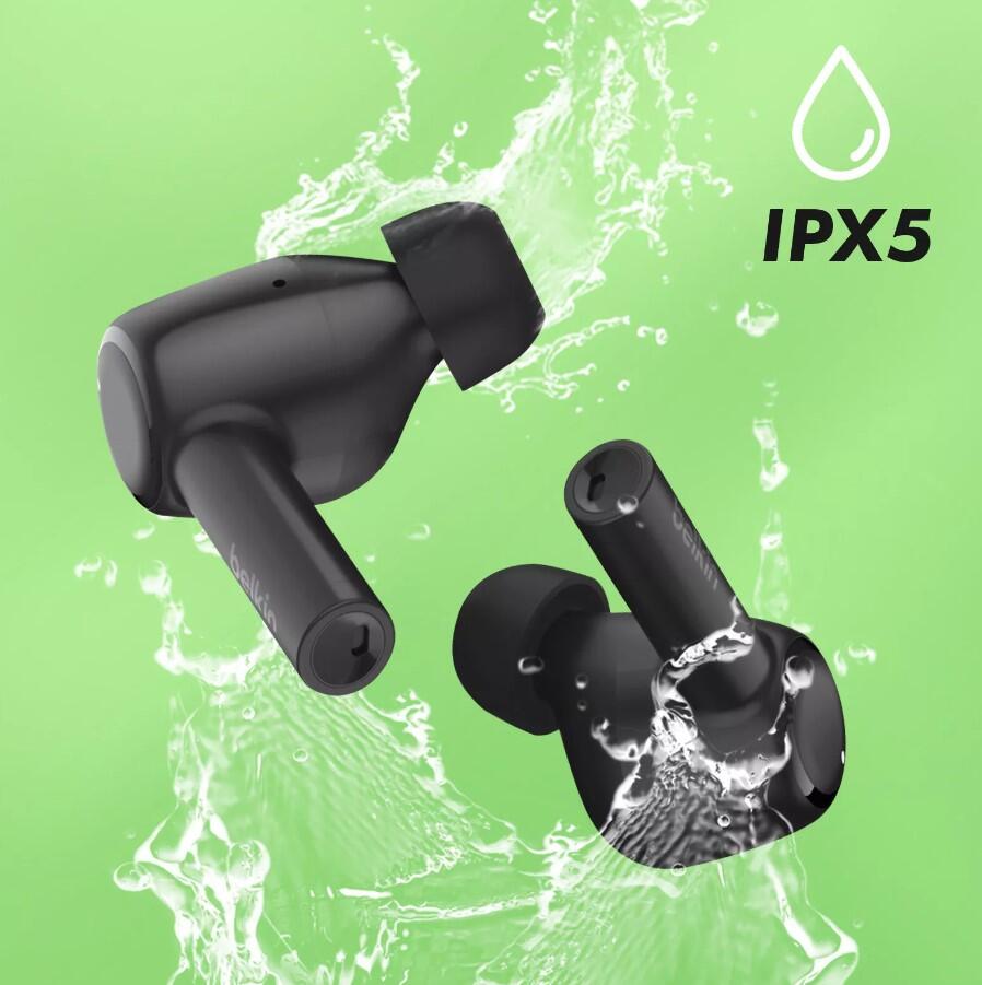 Belkin SoundForm Pulse In-Ear Kopfhörer mit Geräuschunterdrückung