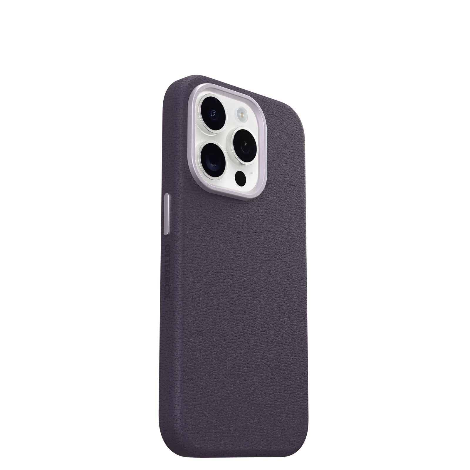 OtterBox Symmetry Cactus Leather Apple 15 iPhone Pro Plum Luxe - purple