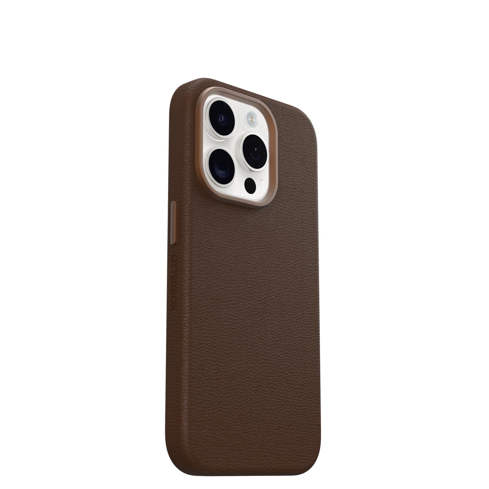 OtterBox Symmetry Cactus Leather Apple 15 iPhone Pro Rich Adobe - brown
