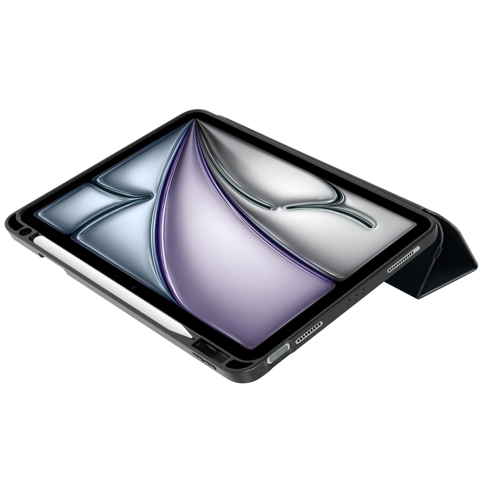 OtterBox React Folio Schutzhülle für Apple iPad Air 11' (M3/M2/5th/4th gen) - schwarz