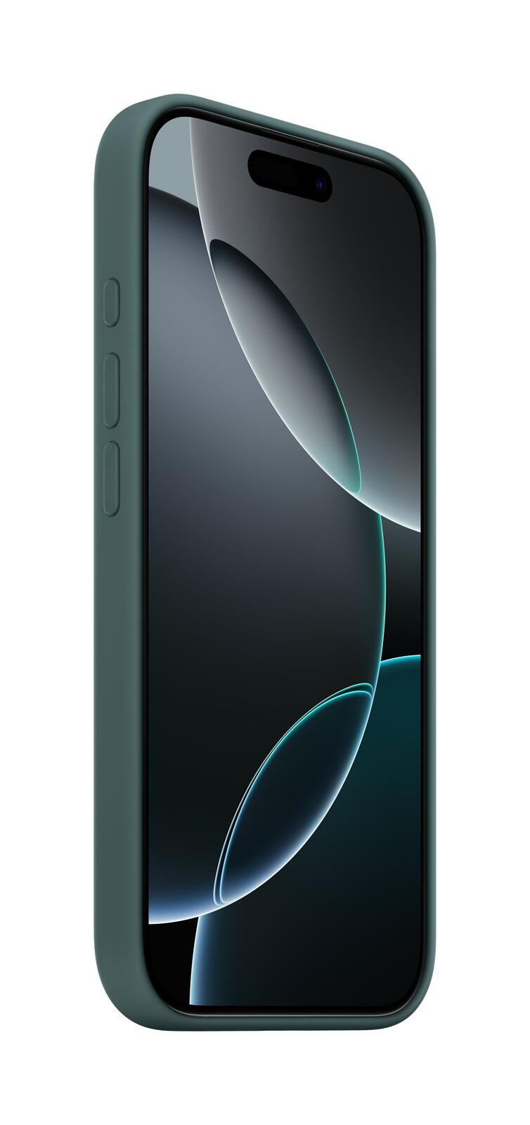 Apple Silikon Case iPhone 16 Pro mit MagSafe (seegrün)