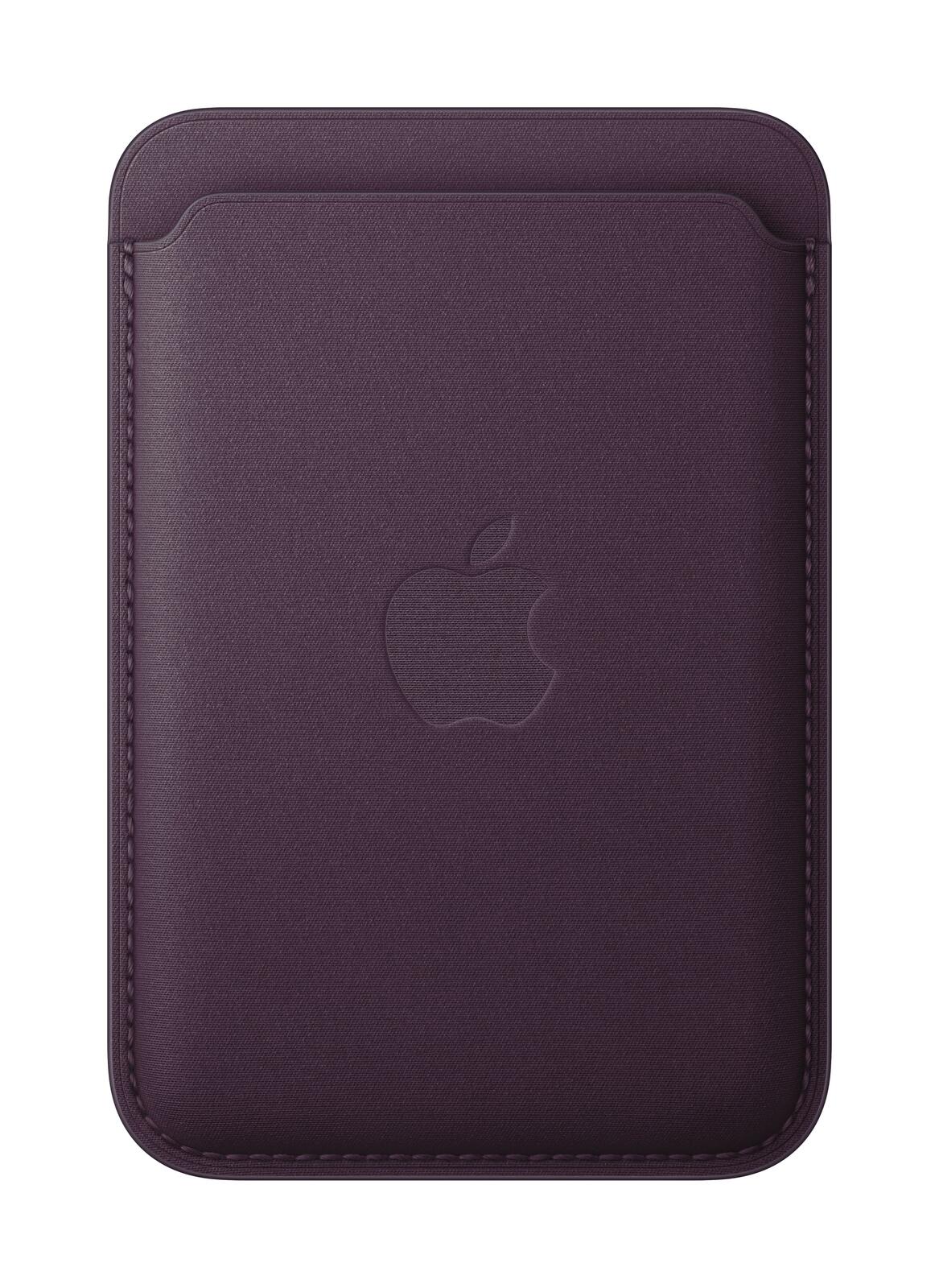 Apple iPhone Feingewebe Wallet mit MagSafe (brombeere)