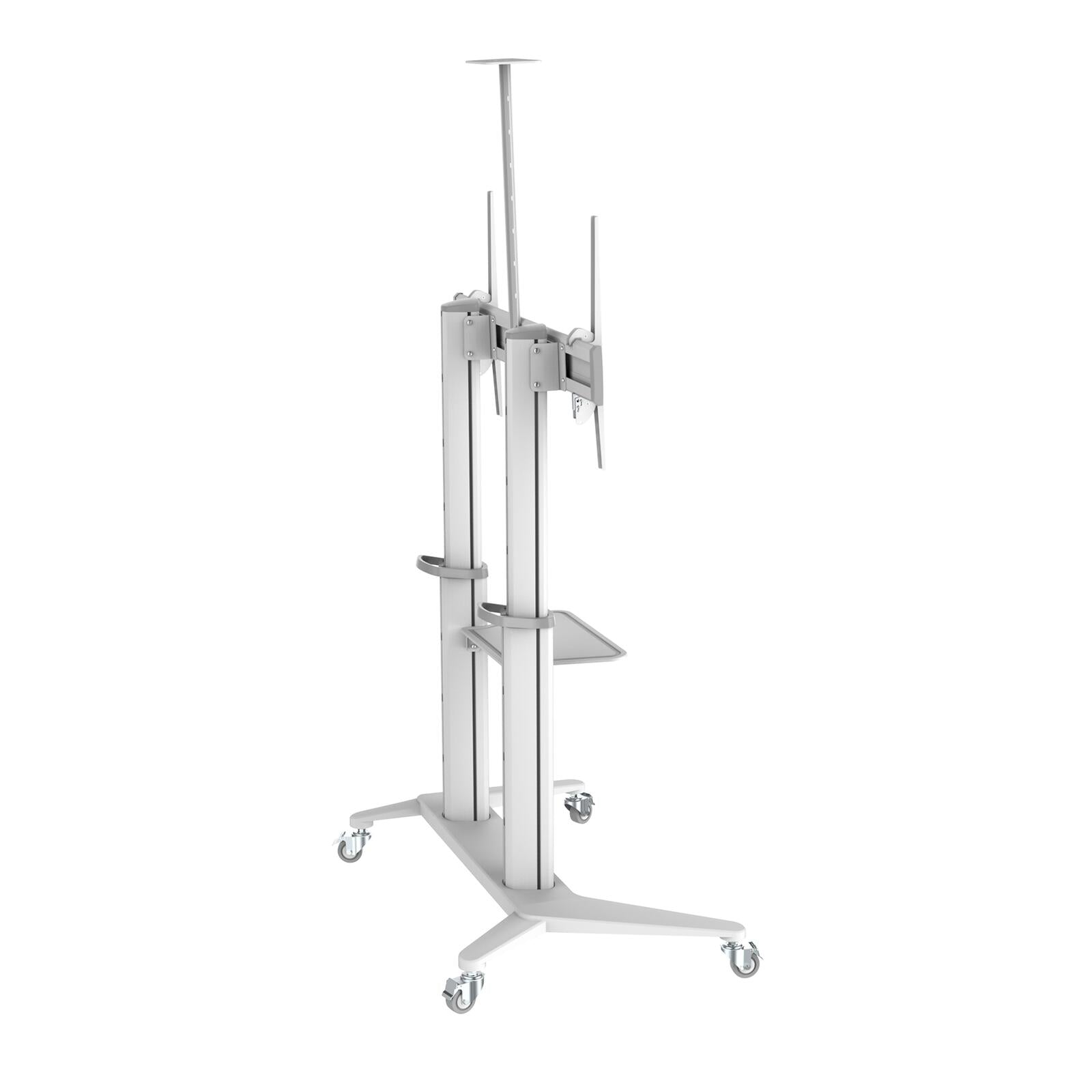 PureMounts Premium TV Cart - Single Display bis 120', weiß