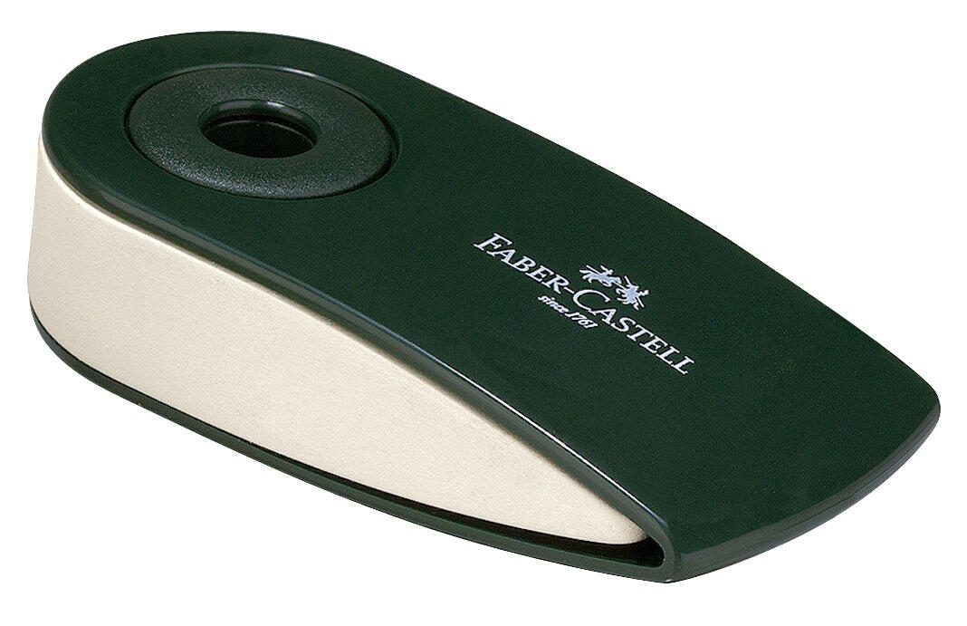 Radierer Sleeve grün Radiergummi weiß