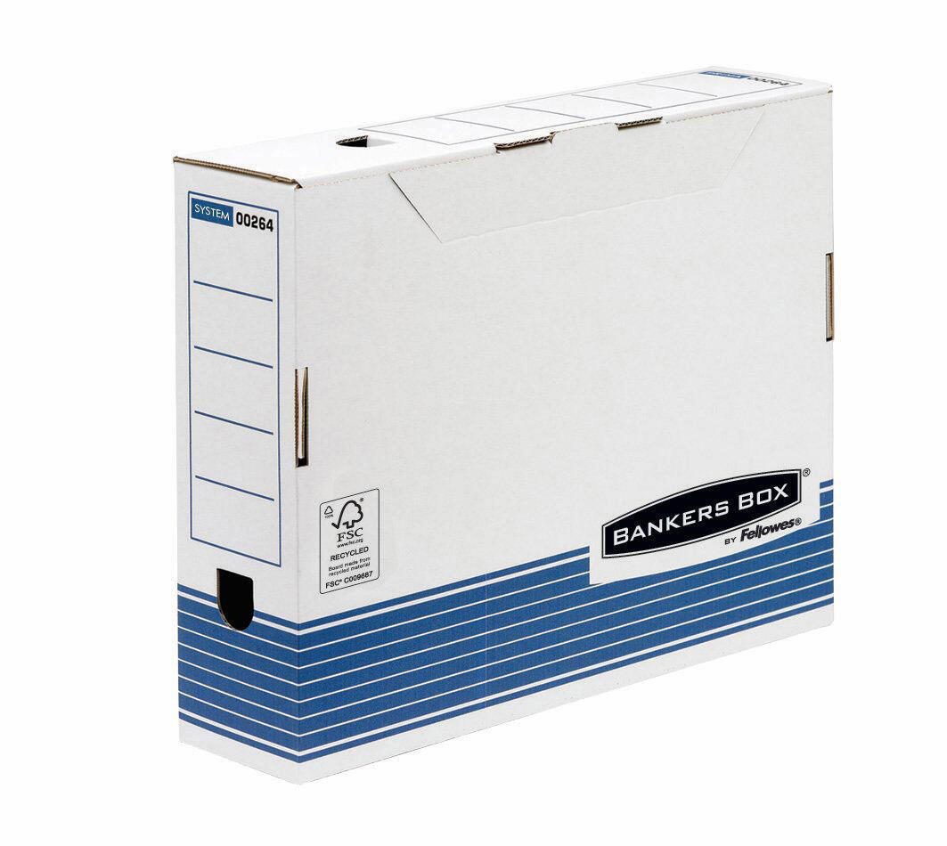 Bankers Box Archivboxen für Ordner 8,0 x 26,5 x 32,7 cm