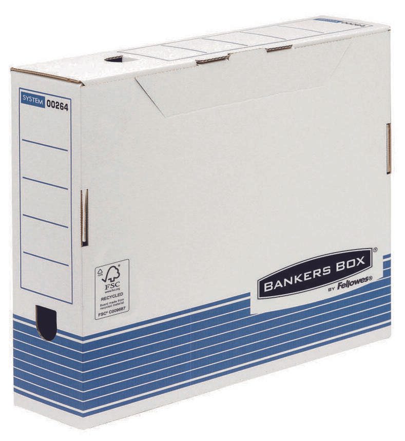 Bankers Box Archivboxen für Ordner 8,0 x 26,5 x 32,7 cm