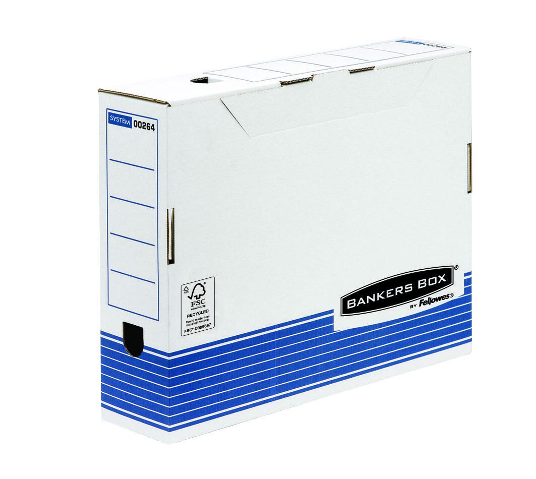 Bankers Box Archivboxen für Ordner 8,0 x 26,5 x 32,7 cm