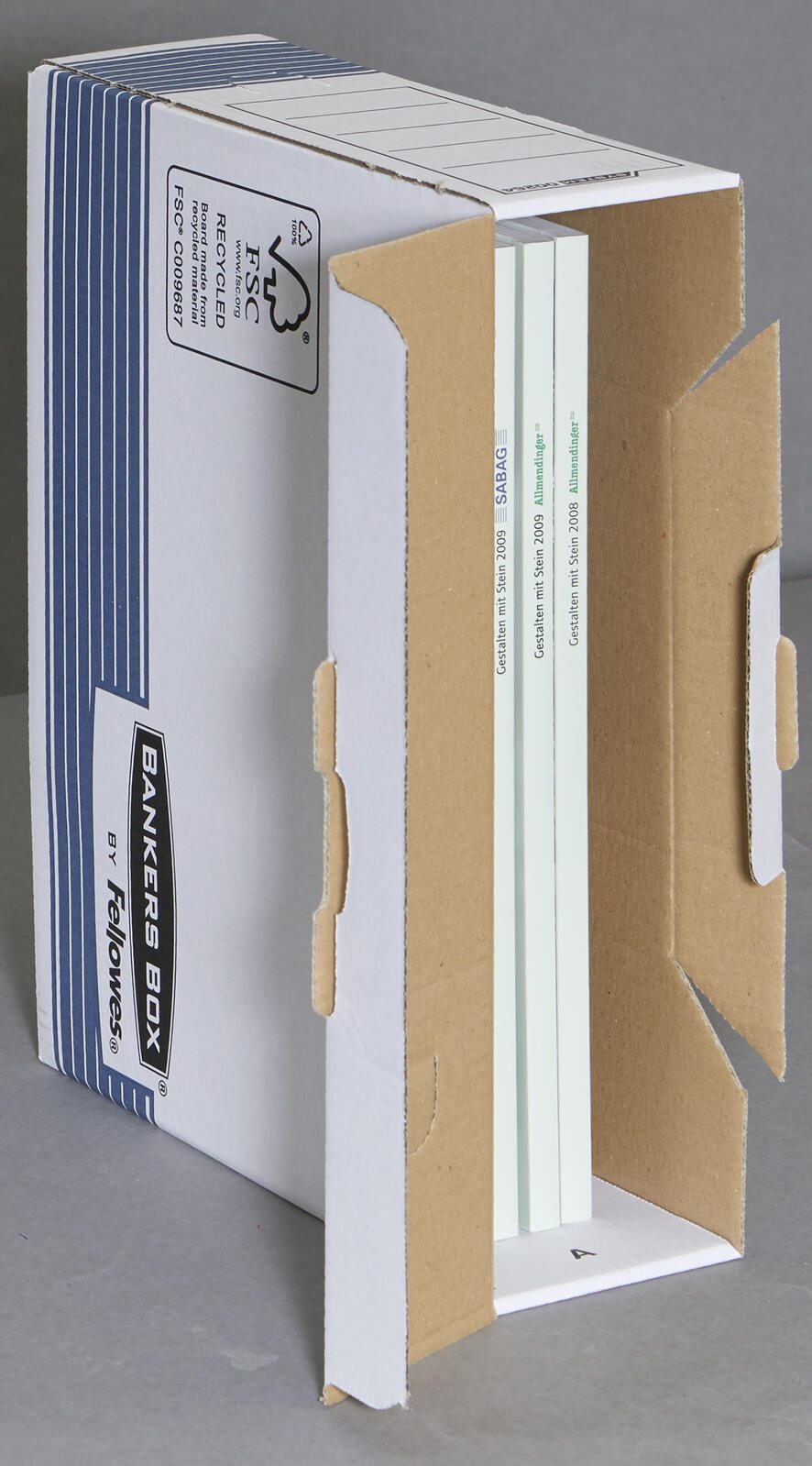 Bankers Box Archivboxen für Ordner 8,0 x 26,5 x 32,7 cm