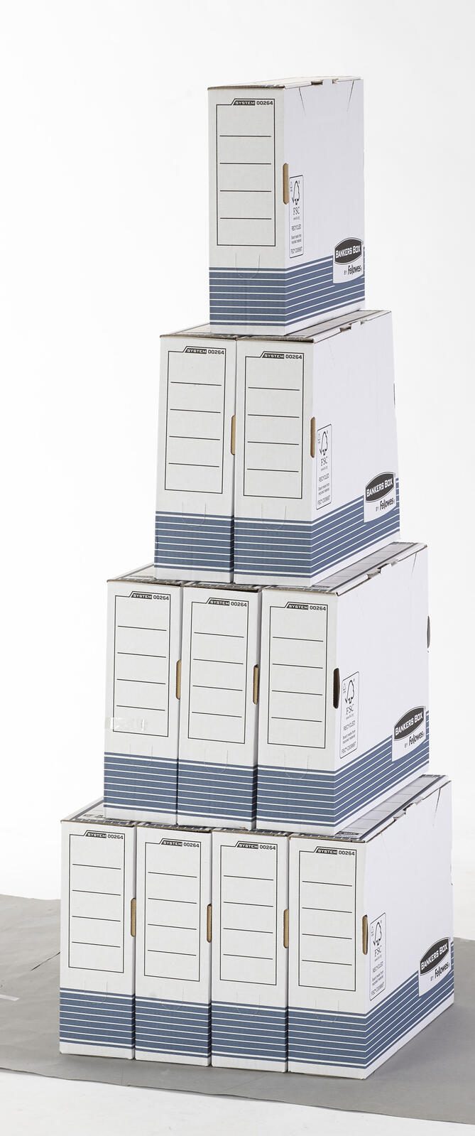 Bankers Box Archivboxen für Ordner 8,0 x 26,5 x 32,7 cm
