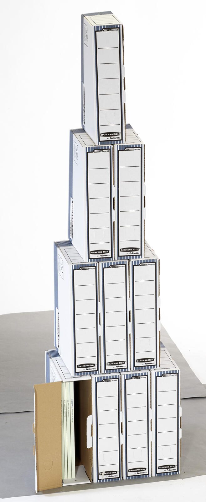 Bankers Box Archivboxen für Ordner 8,0 x 26,5 x 32,7 cm